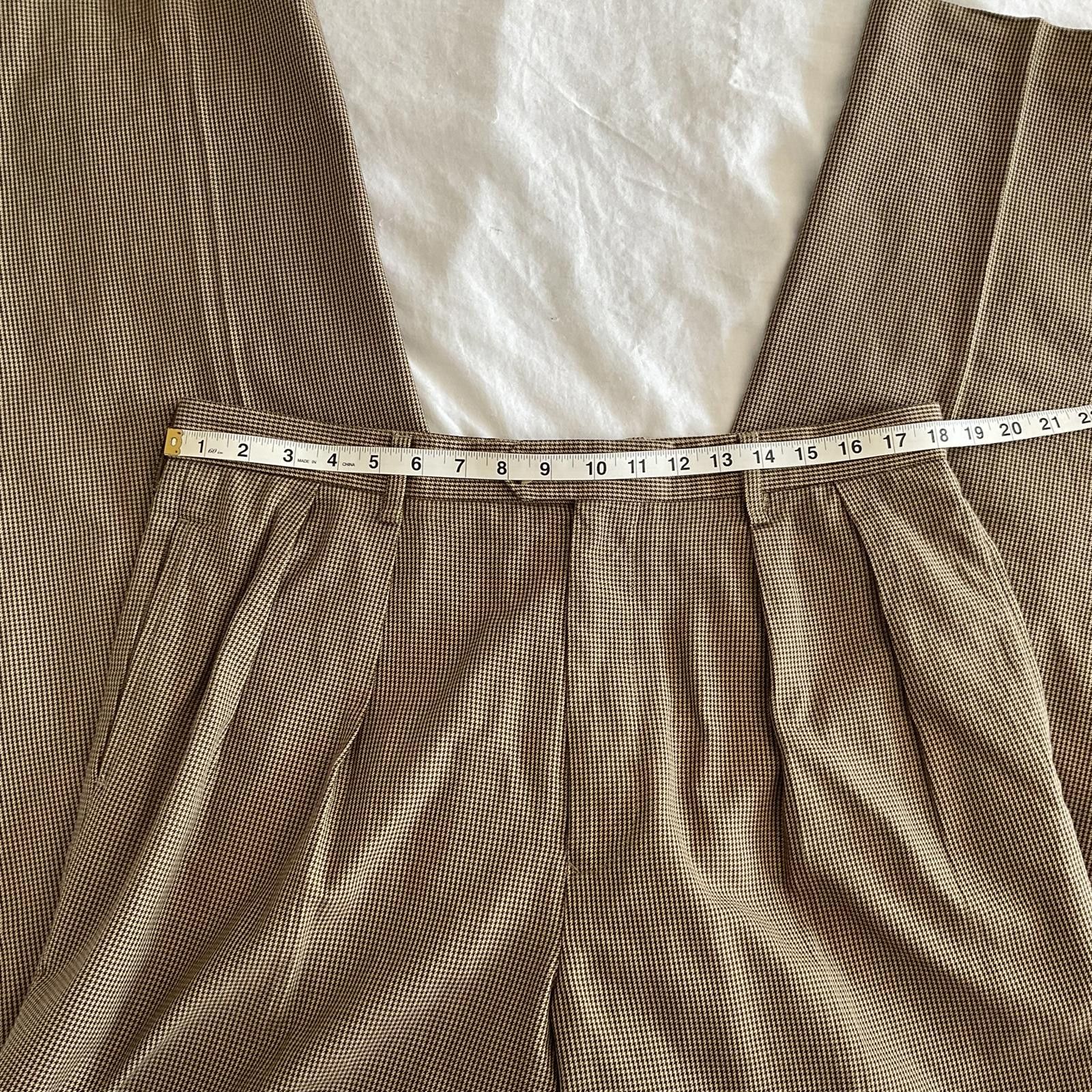 Tommy Hilfiger VTG 90s Tommy Hilfiger brown pleated trousers mens 36x34 Size US 36 / EU 52 - 8 Thumbnail