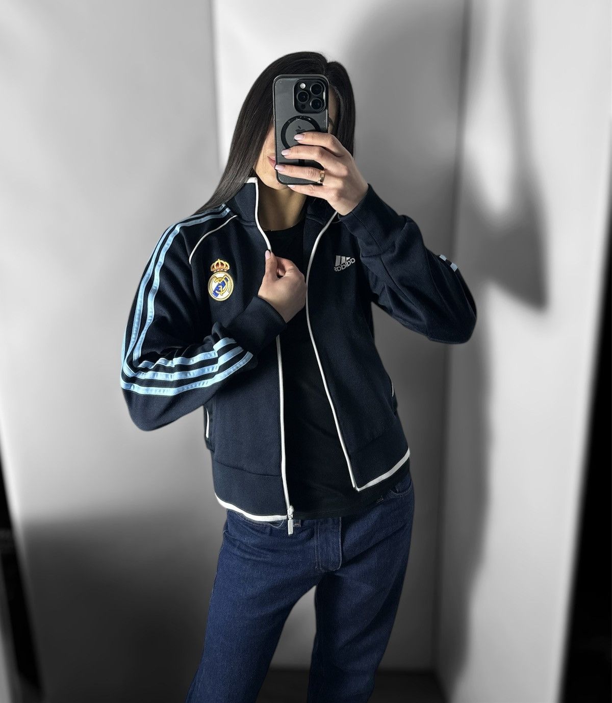 Adidas × Vintage Vintage adidas Real Madrid soccer jacket Women's 7 Size M / US 6-8 / IT 42-44 - 8 Thumbnail