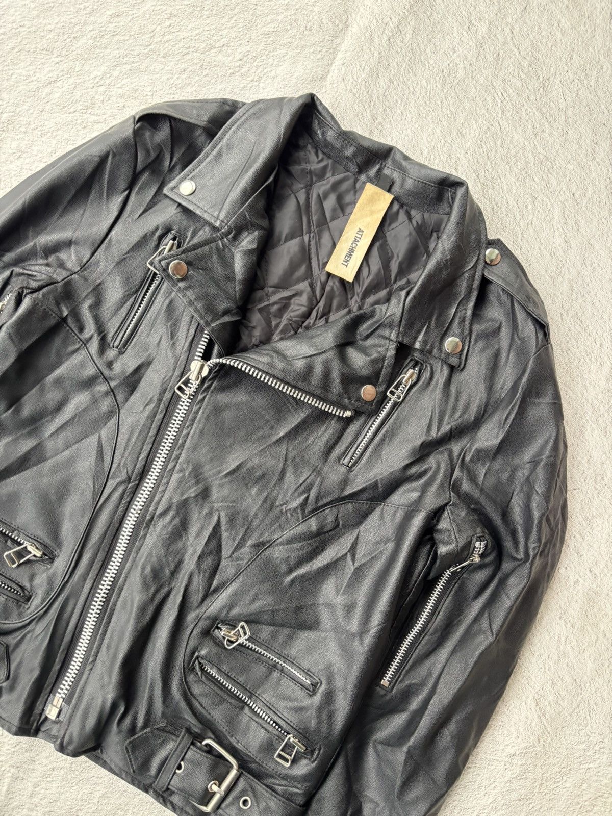 Attachment Attachment leather sintetis Assyemetrical Jacket Size US L / EU 52-54 / 3 - 2 Thumbnail