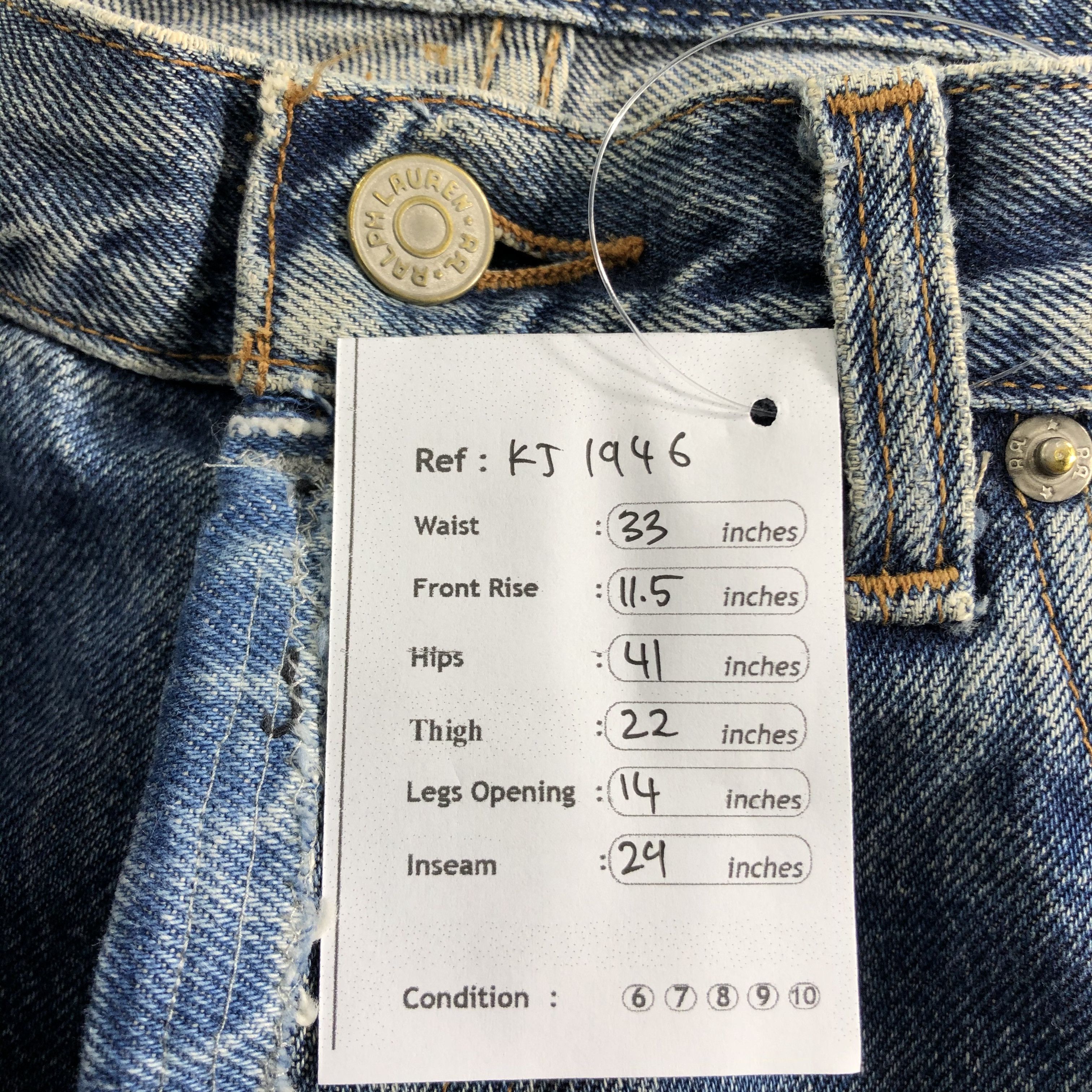 Ralph Lauren Vintage Double RL Ralph Lauren Jeans KJ1946 Size US 32 / EU 48 - 10 Thumbnail