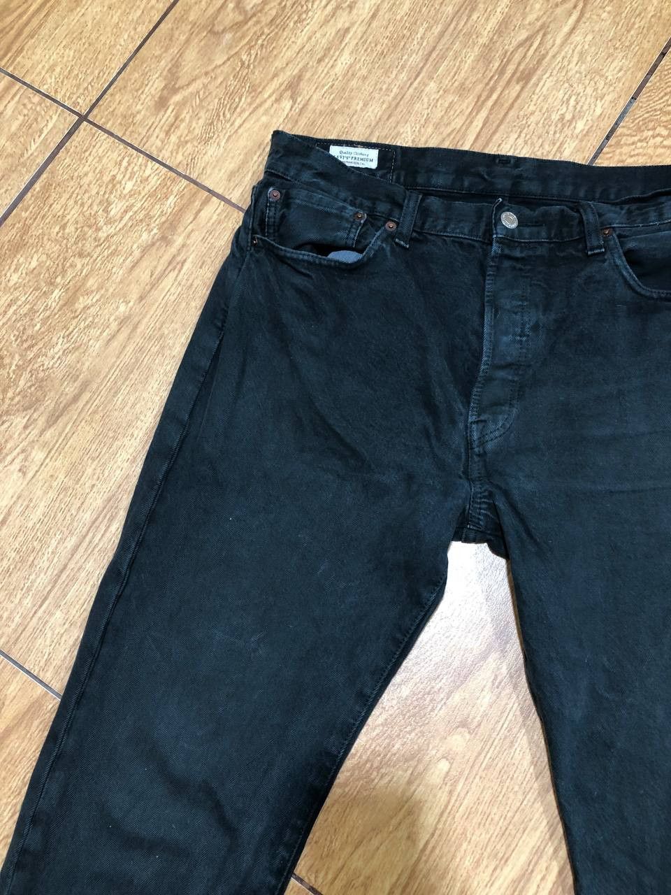 Levi's jeans black premium Levi's 501 Y2K Vintage w34 streetwear Size US 34 / EU 50 - 19 Thumbnail
