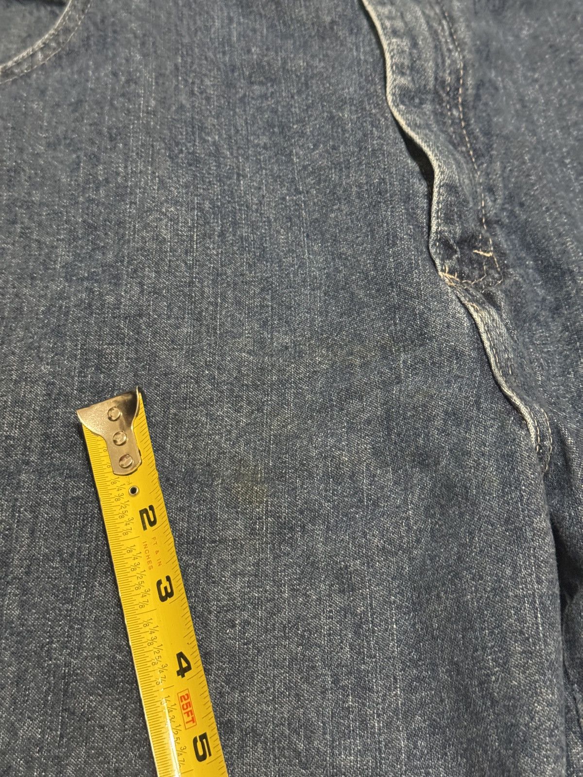Wrangler Y2K Wrangler Carpenter Jorts Relaxed Skater Denim Shorts Size US 38 / EU 54 - 5 Thumbnail