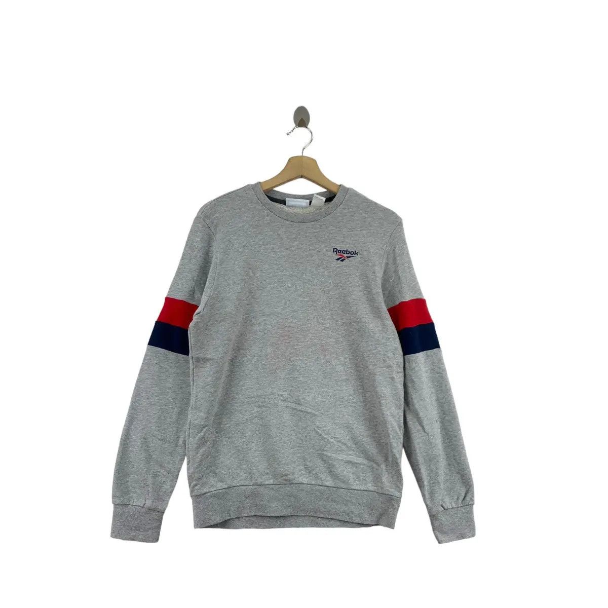 Reebok Vintage REEBOK CLASSIC Embroidered Ringer Sweatshirt Size M / US 6-8 / IT 42-44 - 1 Thumbnail