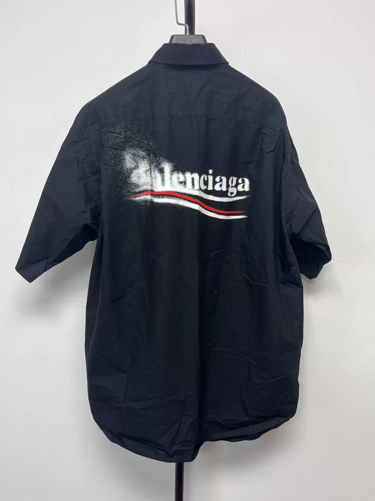 Balenciaga balenciaga short sleeve shirt black Size US M / EU 48-50 / 2 - 1 Thumbnail