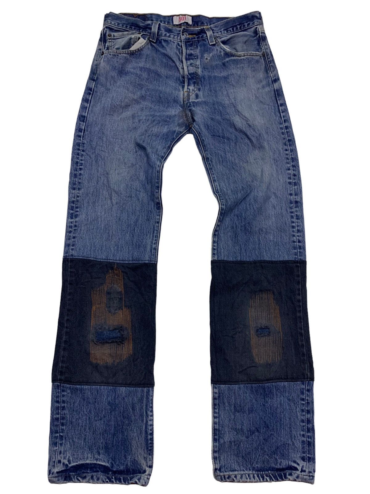 Levi's Vintage Clothing Levis Distressed denim custom Size US 34 / EU 50 - 1 Thumbnail