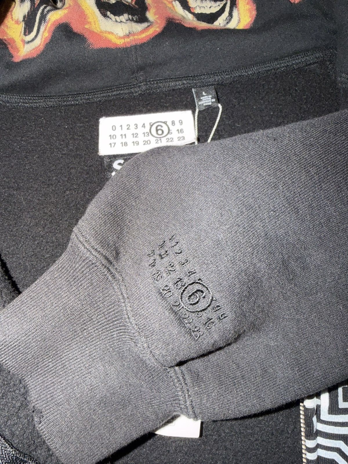 Maison Margiela × Supreme Supreme MM6 Maison Margiela Zip Up Hooded Sweatshirt Size US L / EU 52-54 / 3 - 15 Thumbnail