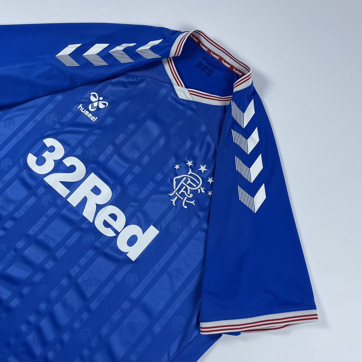Hummel Hummel Glasgow Rangers 2019/20 Home Soccer Jersey Size US XXL / EU 58 / 5 - 6 Thumbnail