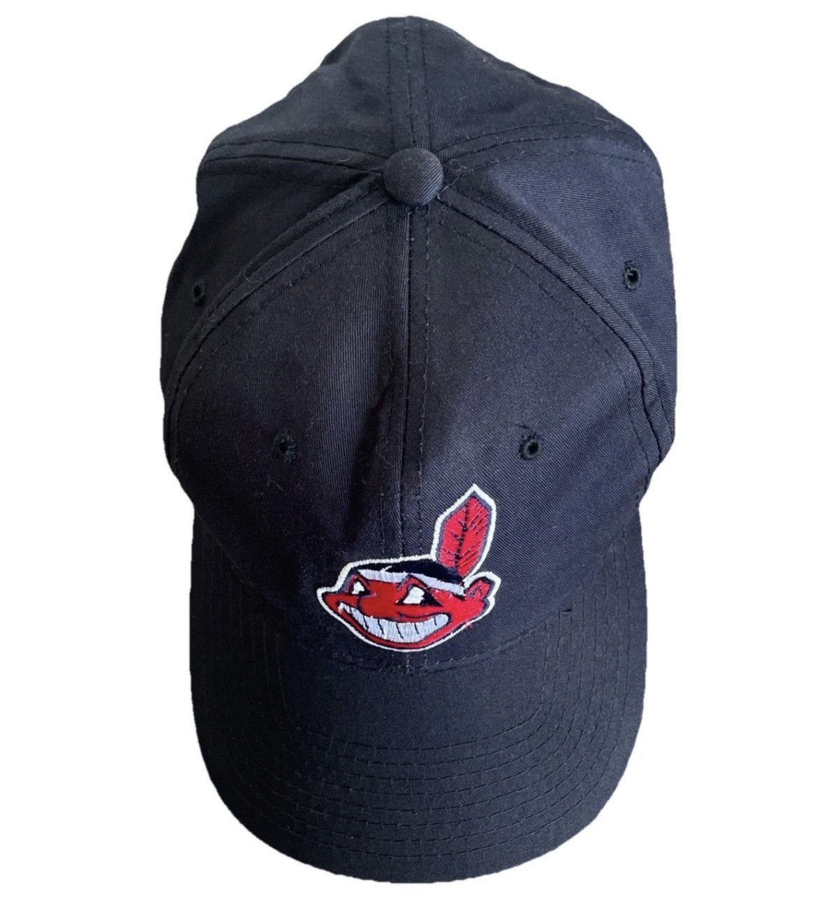 47 Brand Vintage Chief Wahoo 47 Brand Snapback Hat Early 90s Size ONE SIZE - 5 Thumbnail