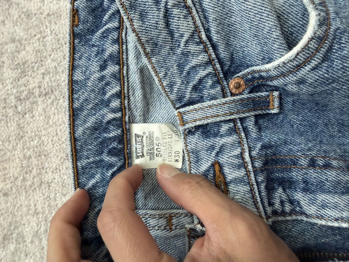 Levi's Vintage Clothing Vintage Levi’s 505 Denim Size US 30 / EU 46 - 5 Thumbnail