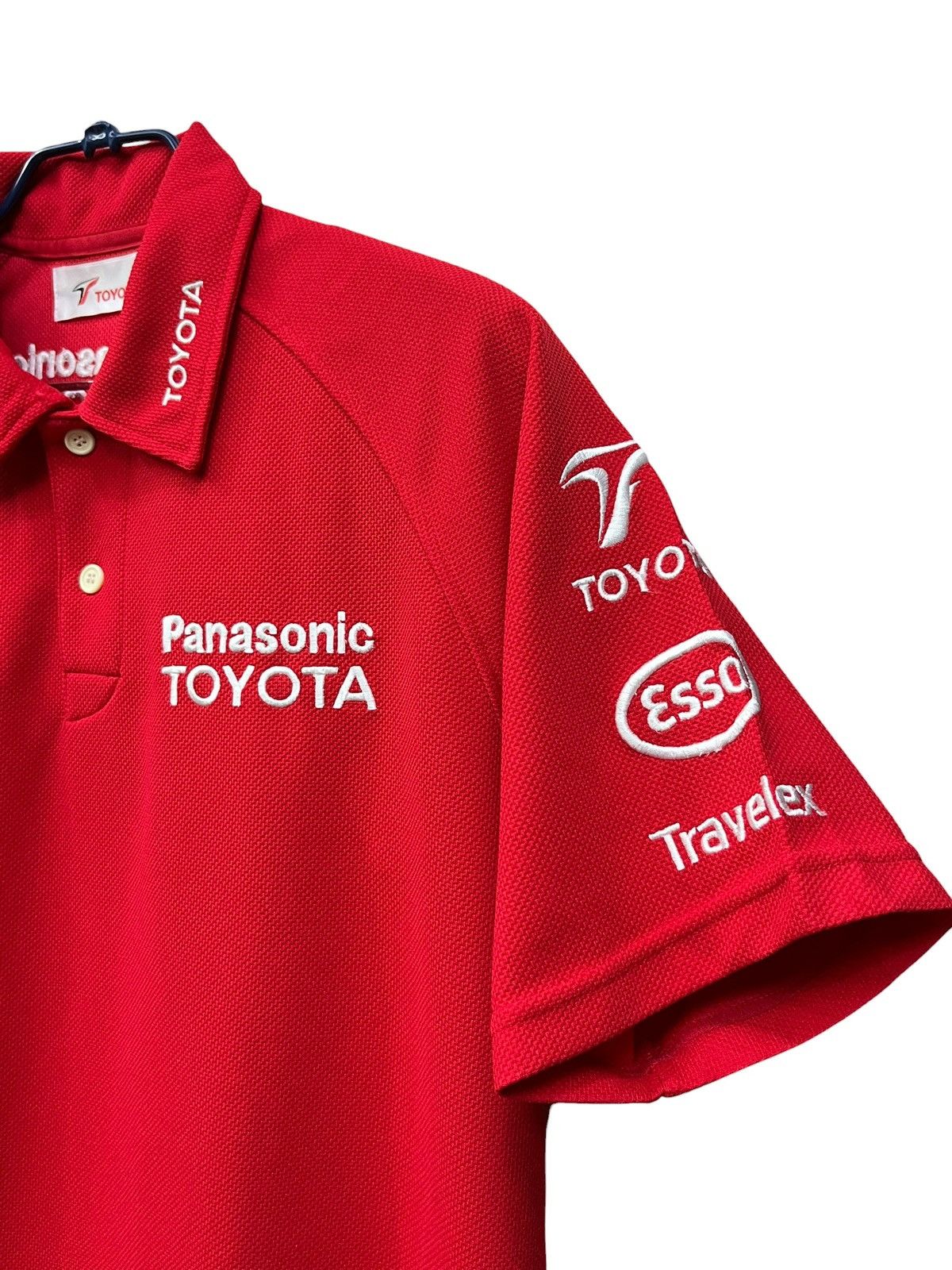 Formula 1 90’s TOYOTA MOTOR CORPORATION JAPAN F1 Sponsor Polo Shirt🏎️ Size US M / EU 48-50 / 2 - 9 Thumbnail
