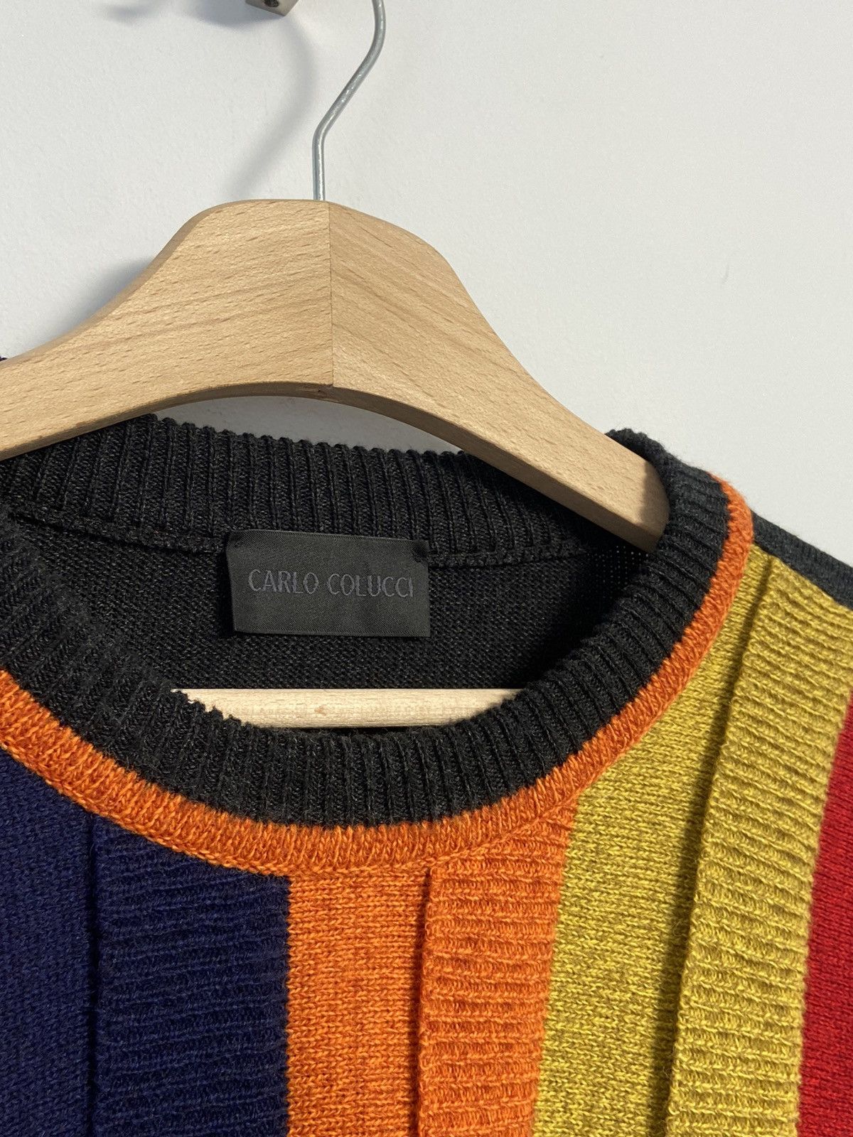 Vintage Carlo Colucci Vintage Sweater 90’s style Size US XL / EU 56 / 4 - 6 Thumbnail