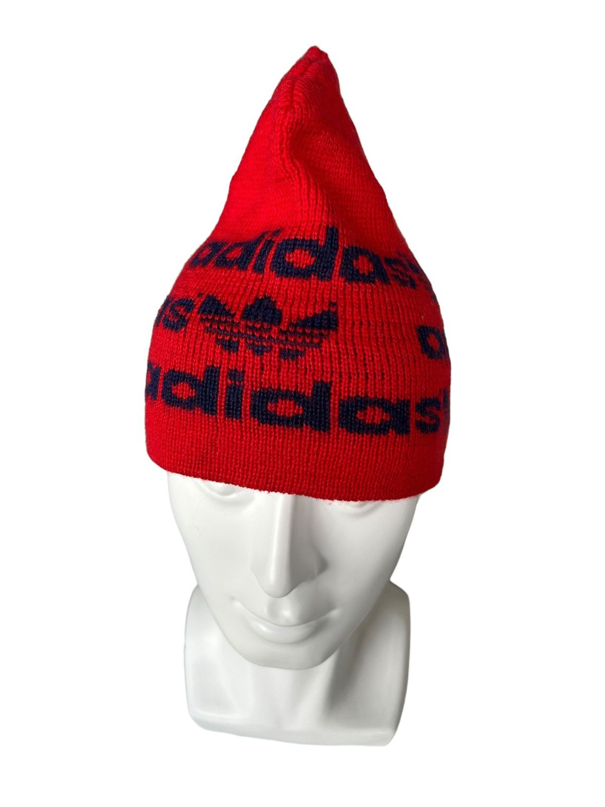 Adidas × Japanese Brand × Vintage Vintage Adidas Mohawk Design Beanie Hats made in japan☠️🎌 Size ONE SIZE - 3 Thumbnail