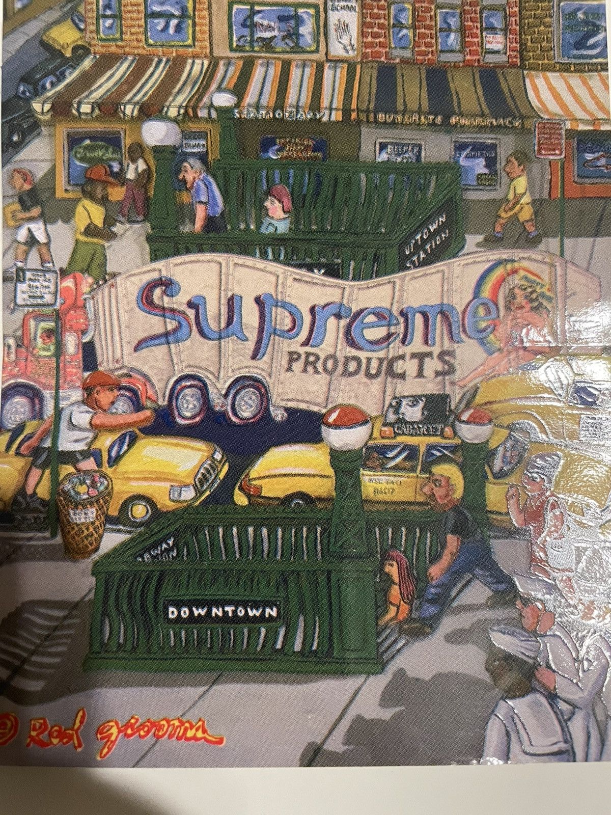 Supreme Supreme Red Grooms Sticker Size ONE SIZE - 2 Thumbnail