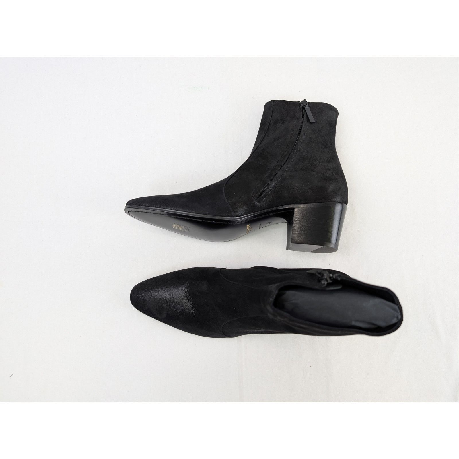 Saint Laurent Paris o1rshd1 Q:2 / Hydra Vassili 60 Zip Boots in Black 42.5 Size US 9.5 / EU 42-43 - 1 Thumbnail