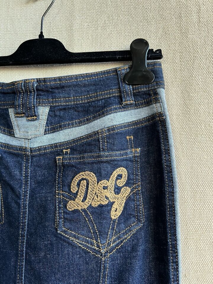 Dolce & Gabbana Dolce & Gabbana Knee Length Denim Skirt Blue Size S Size 28" / US 6 / IT 42 - 10 Thumbnail