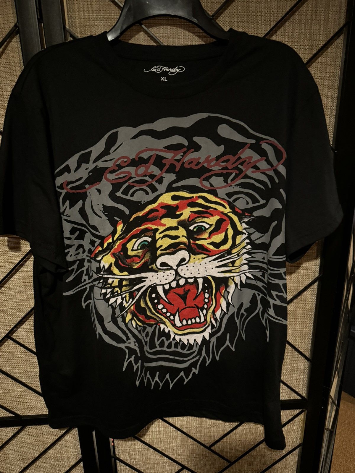 Ed Hardy × Vintage Ed Hardy Tiger Head Tee Size US XL / EU 56 / 4 - 1 Thumbnail