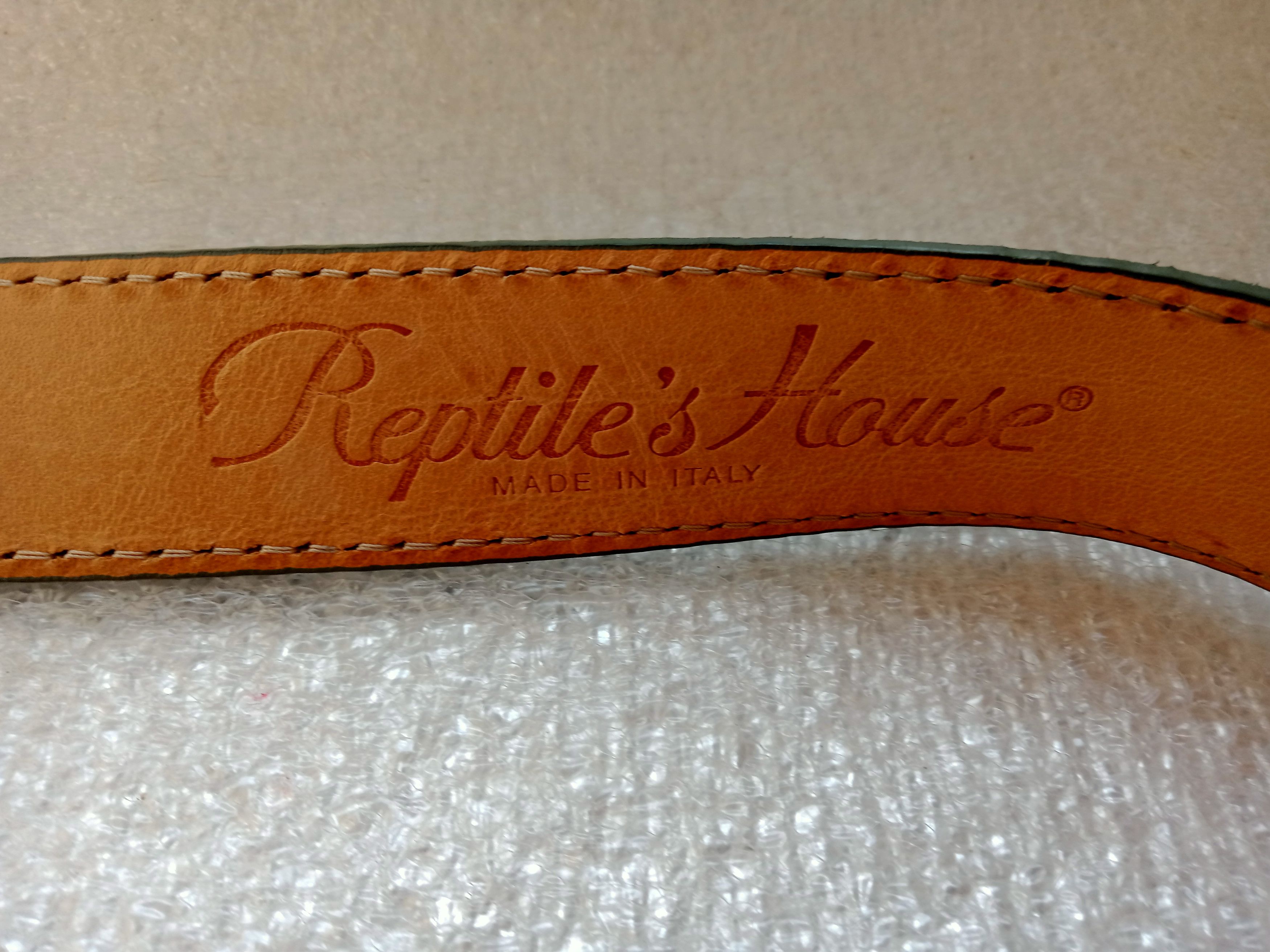 Other Reptile's House Italy Leather Belt Size ONE SIZE - 4 Thumbnail
