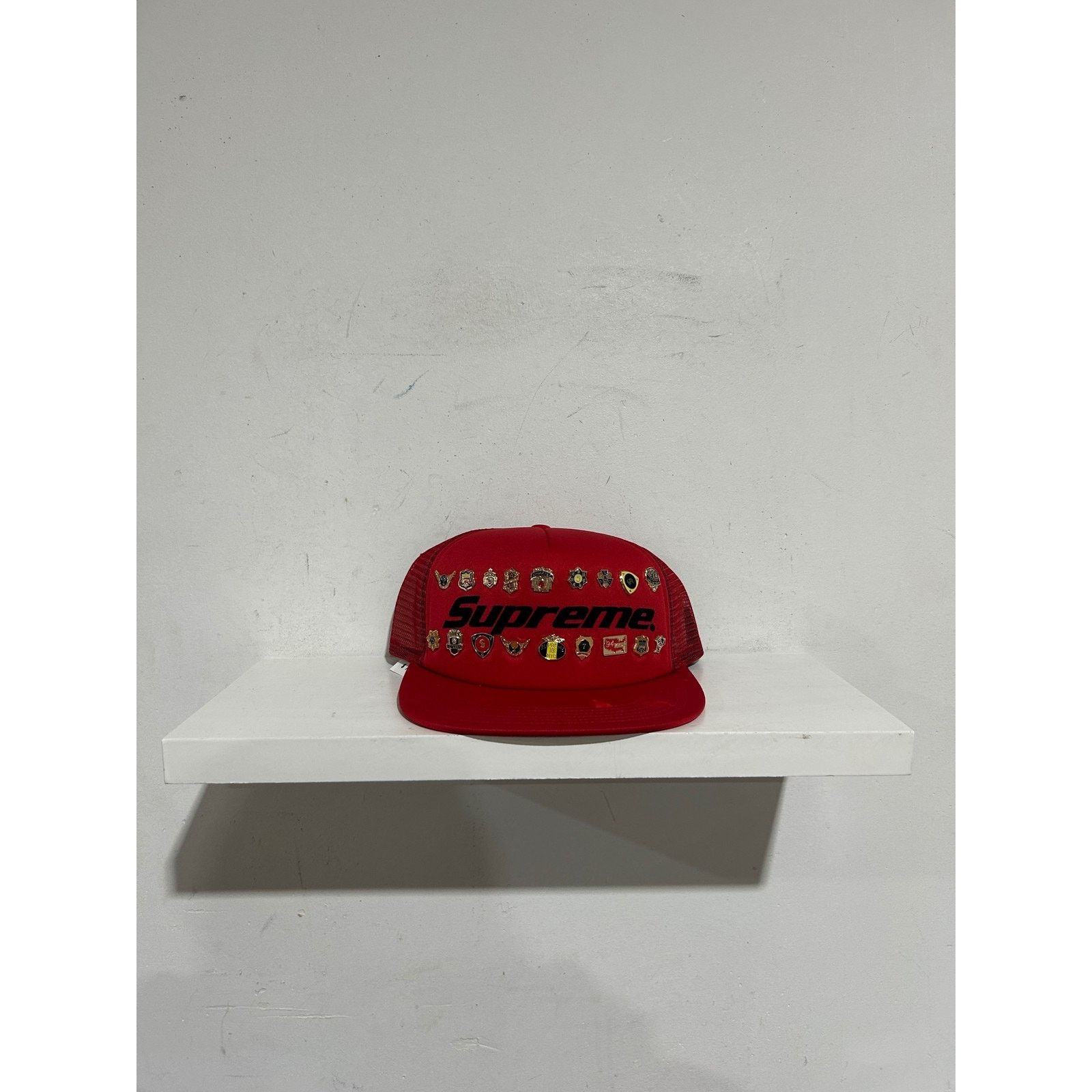 Supreme SUPREME PINS MESH CAP RED SS26 NEW Size ONE SIZE - 1 Thumbnail