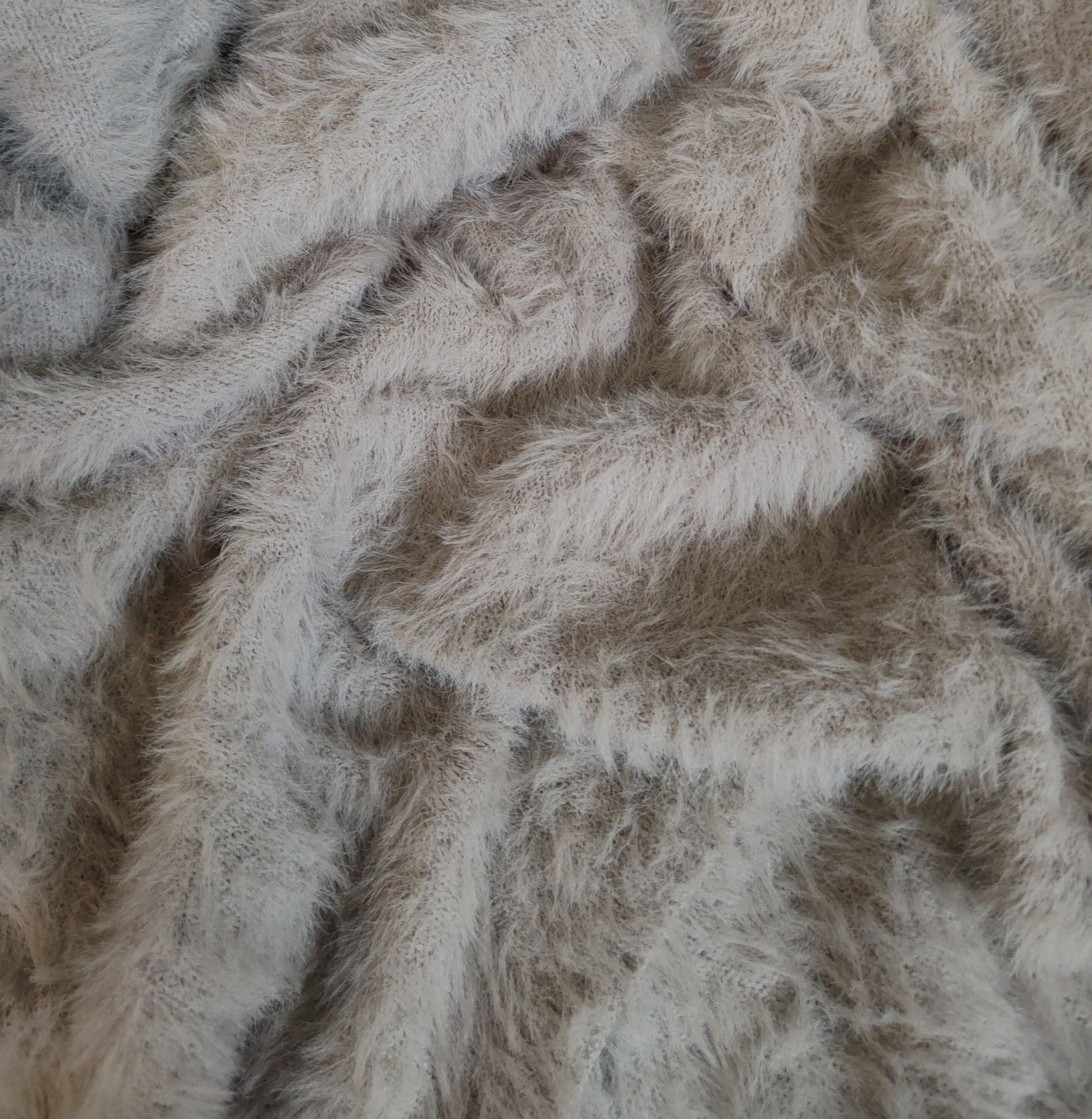 Homespun Knitwear × Japanese Brand × Vintage K Gray Shag Shaggy Fur Mohair Knitwear #S2170 Size S / US 4 / IT 40 - 10 Thumbnail