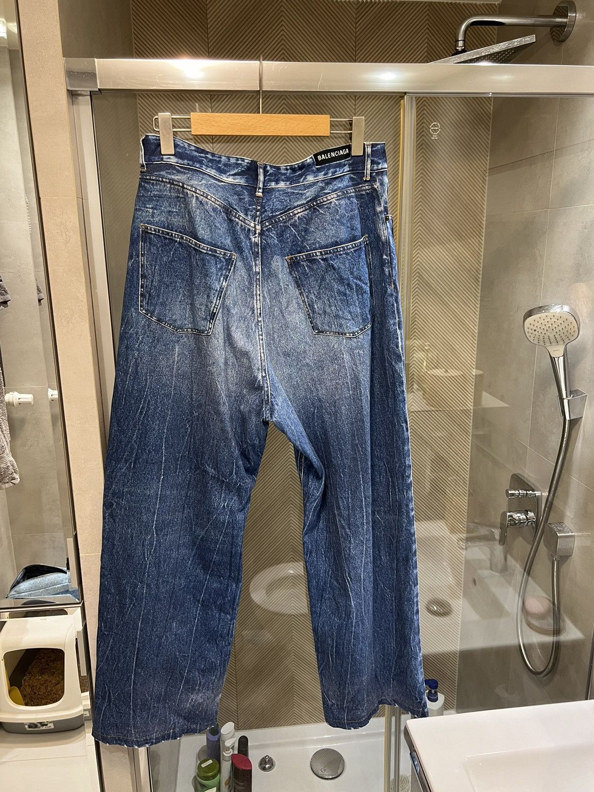 Balenciaga Balenciaga Trompe-L’oeil Jersey Pants Size US 32 / EU 48 - 3 Thumbnail