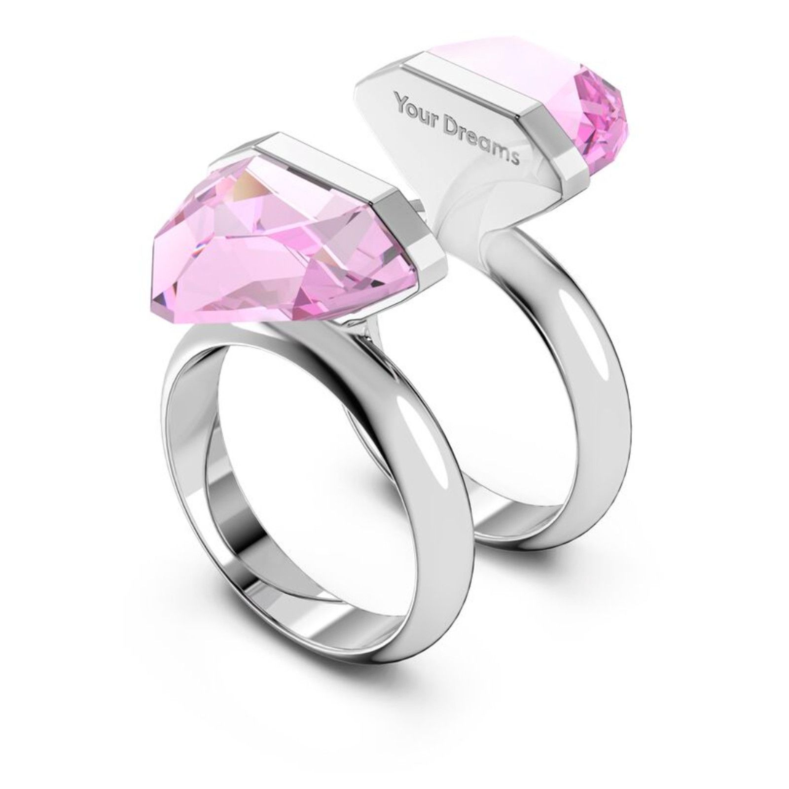 Swarovski Swarovski Lucent ring Magnetic, Pink 4 3/4 USA Size ONE SIZE - 11 Thumbnail