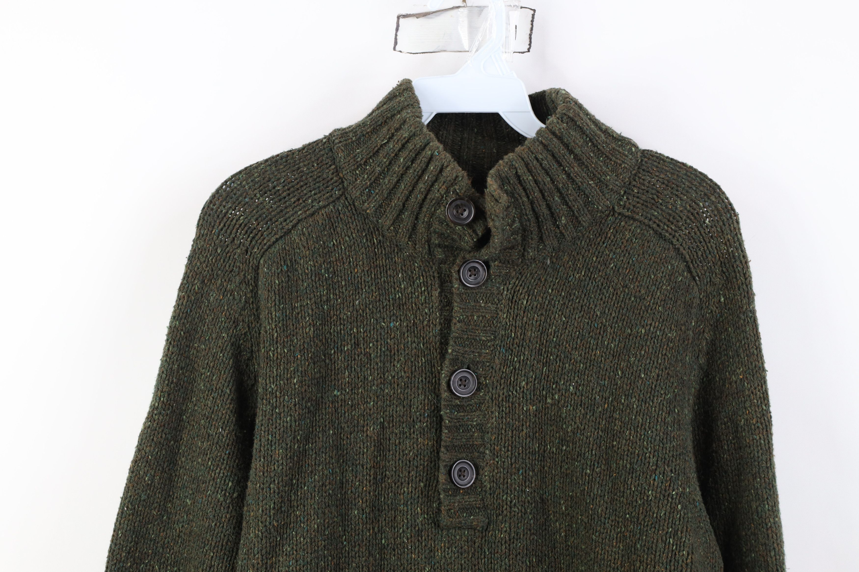 Eddie Bauer Vintage Eddie Bauer Rainbow Fleck Knit Henley Sweater Size US S / EU 44-46 / 1 - 2 Thumbnail