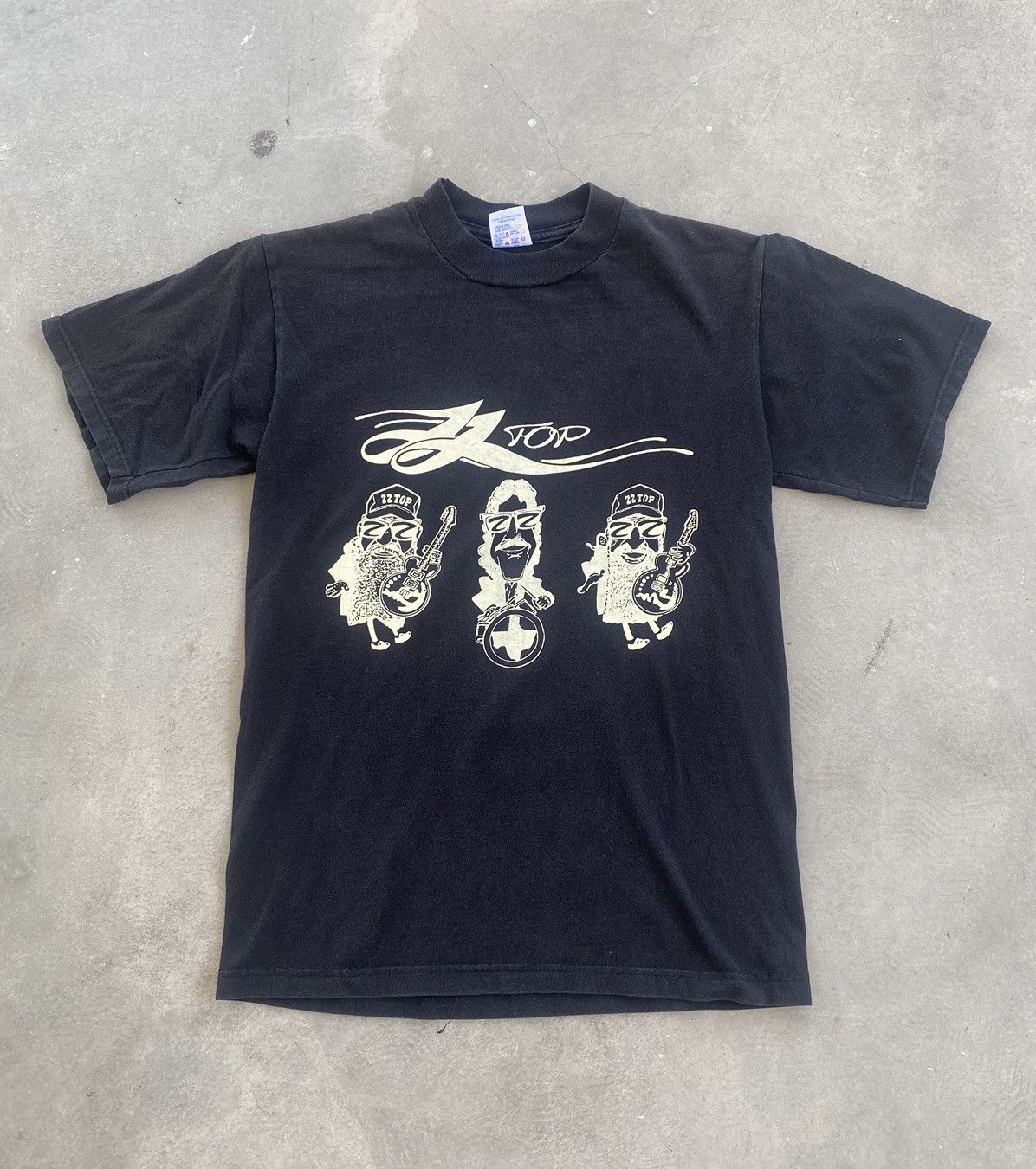 Vintage VINTAGE 90S ZZ TOP BAND TEE Size US S / EU 44-46 / 1 - 2 Thumbnail