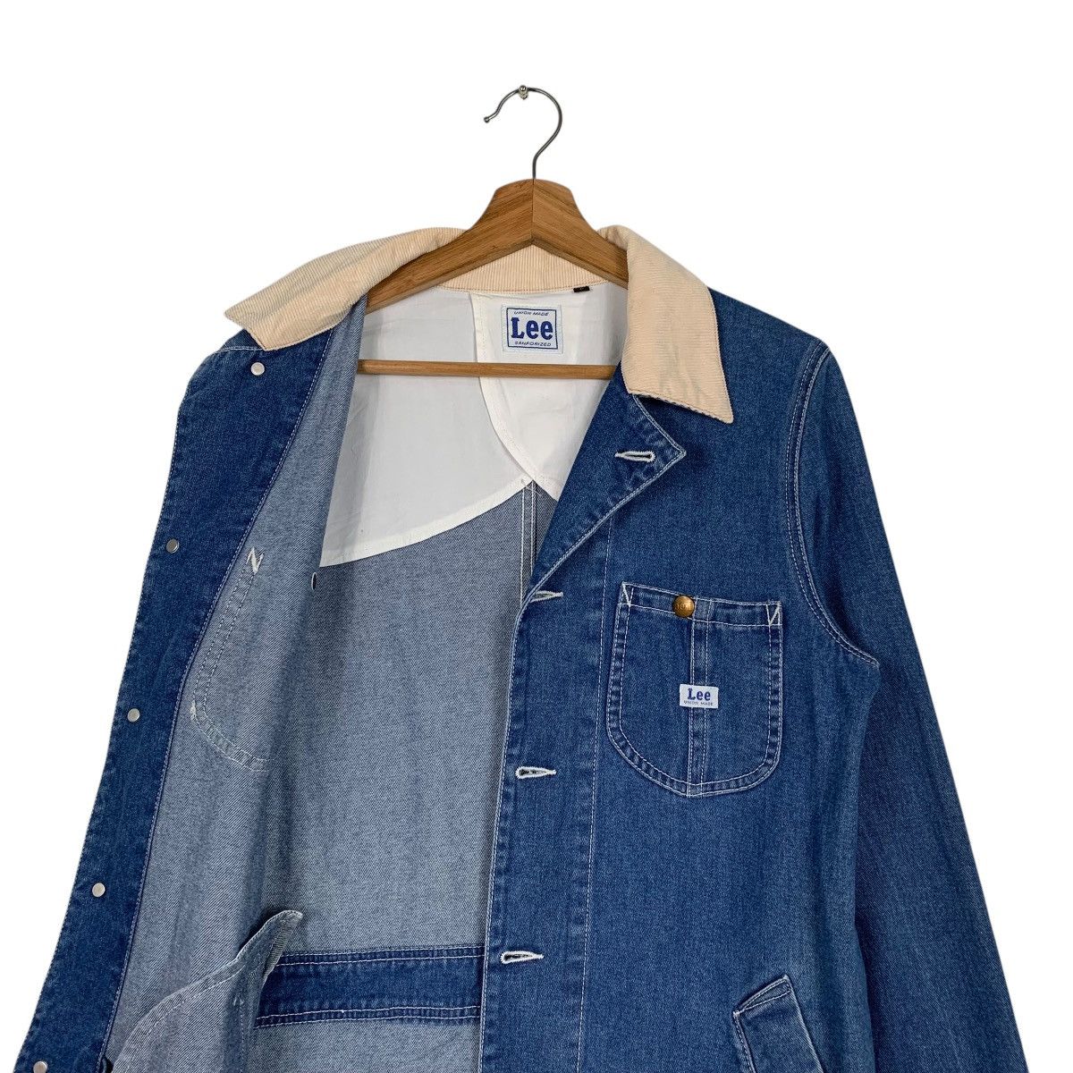 Lee Vintage Lee Sanforized Denim Long Jacket Size US L / EU 52-54 / 3 - 10 Thumbnail