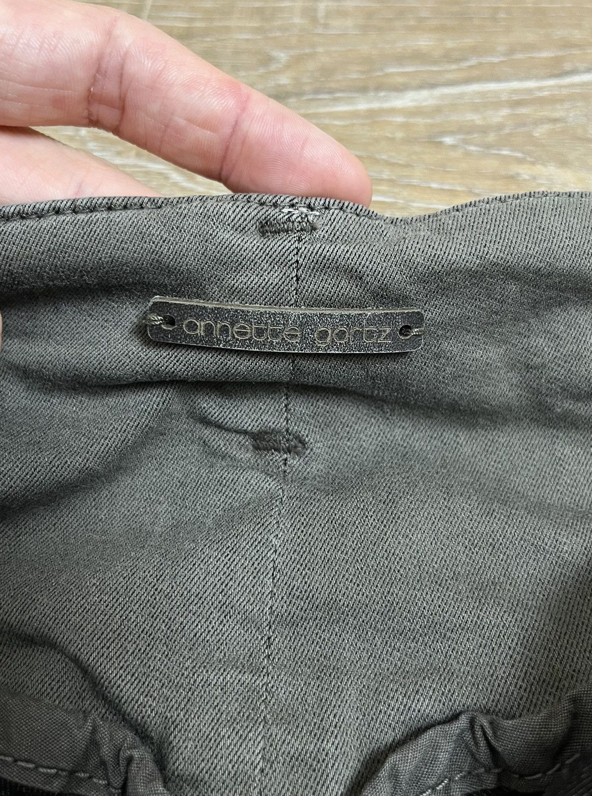 Annette Gortz Anette Görtz Painted Olive Trousers Size 24" / US 00 / IT 34 - 8 Thumbnail