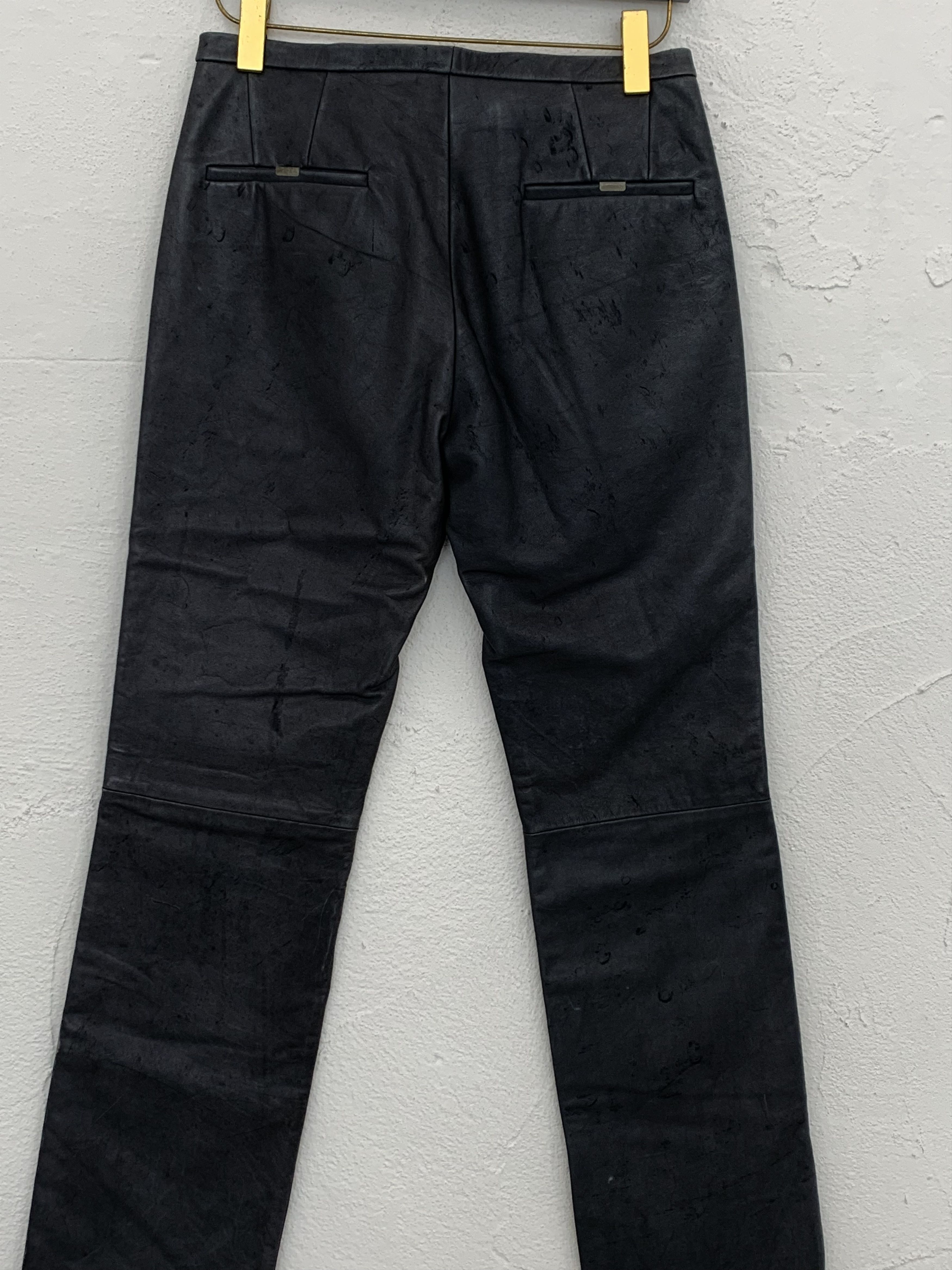Carol Christian Poell SAMPLE CAROL CHRISTIAN POELL FALL 00 01 LEATHER PANTS Size US 32 / EU 48 - 6 Thumbnail