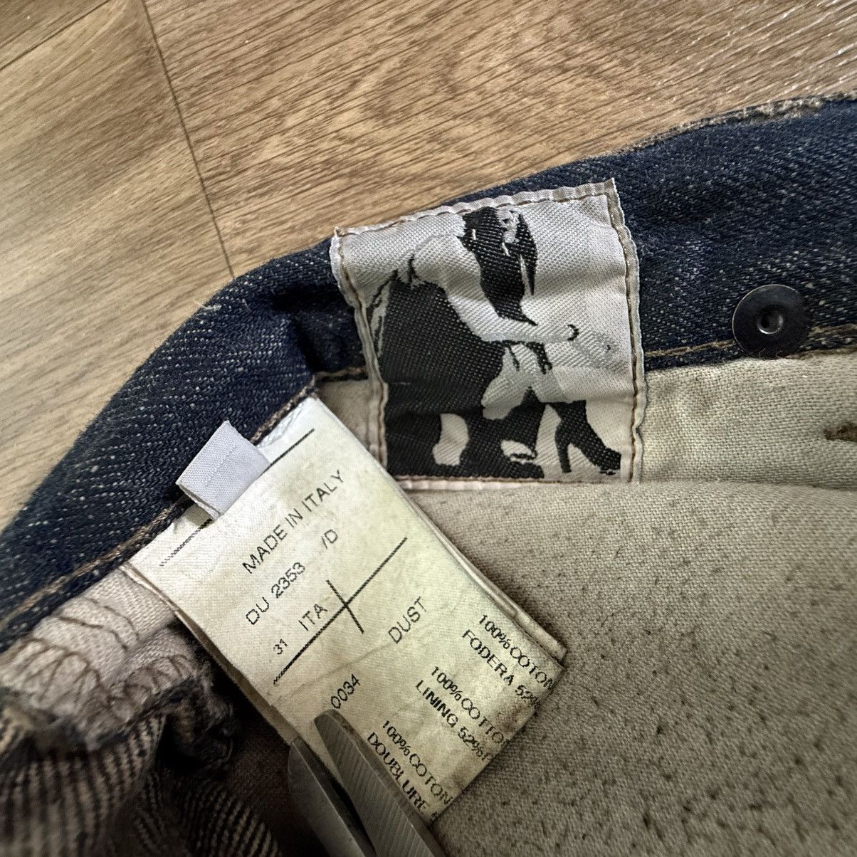 Rick Owens rick owens fw07 “exploder” dust detroit cut denim Size US 31 - 7 Thumbnail