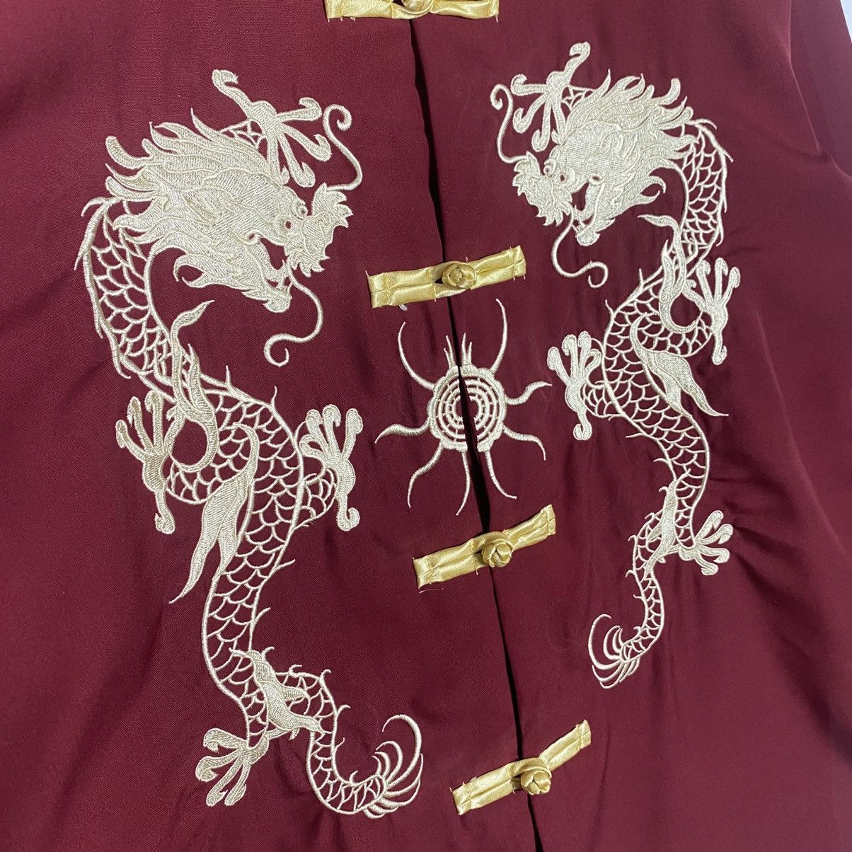 Japanese Brand Traditional Chinese Embroidered Silk Satin Size US M / EU 48-50 / 2 - 6 Thumbnail