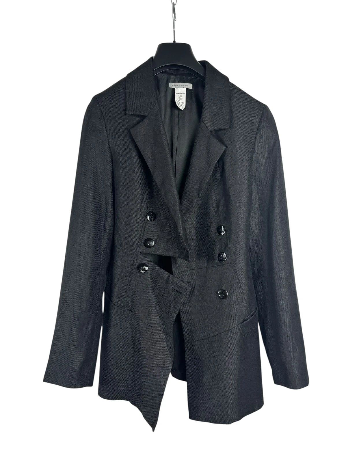 Sarah Pacini Sarah Pacini Deconstructed Blazer Linen Wool size 1 Size S / US 4 / IT 40 - 13 Thumbnail