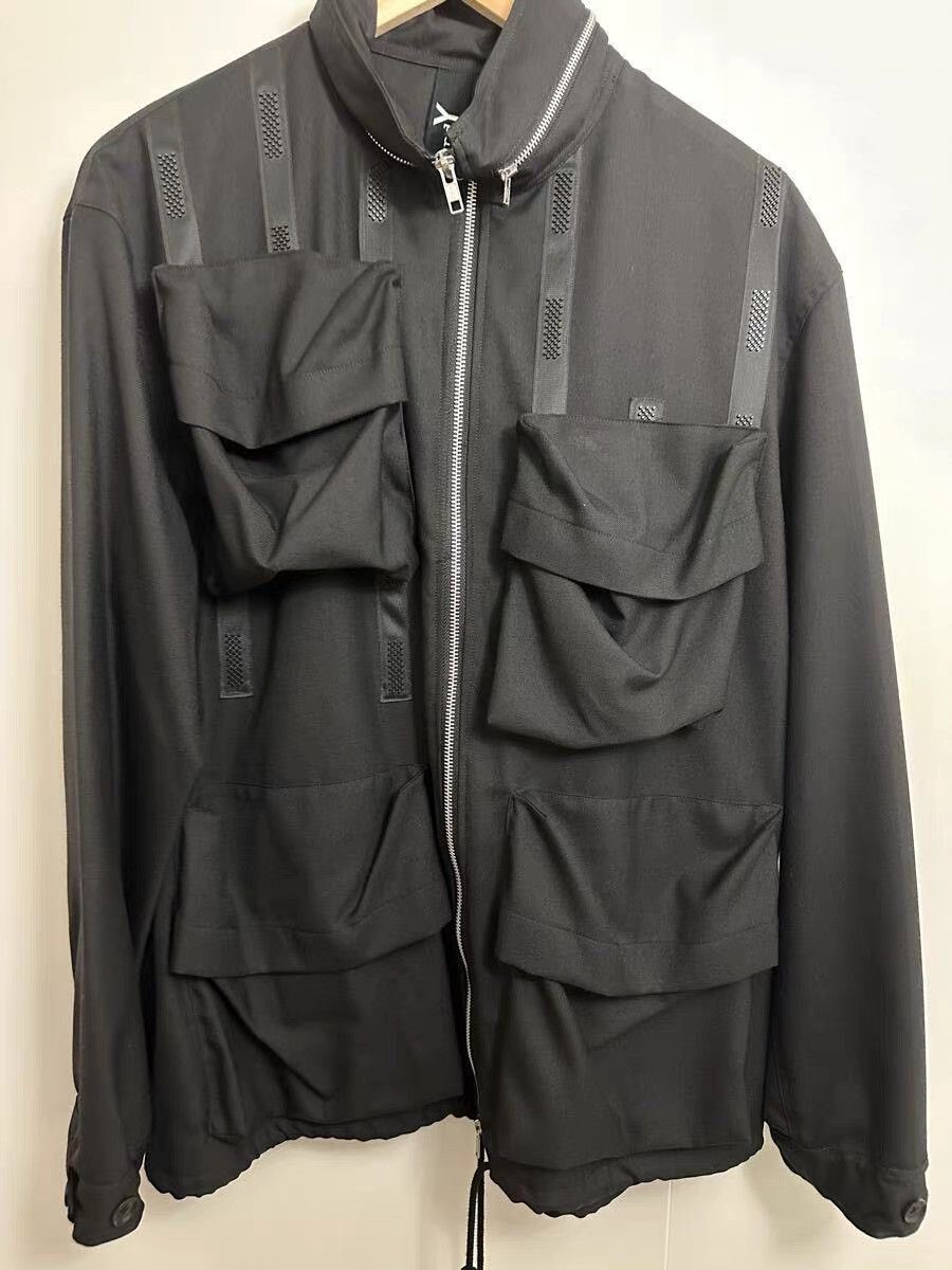 Yohji Yamamoto Black Multi-Pocket Zip-Up Jacket Size L Size US L / EU 52-54 / 3 - 1 Thumbnail