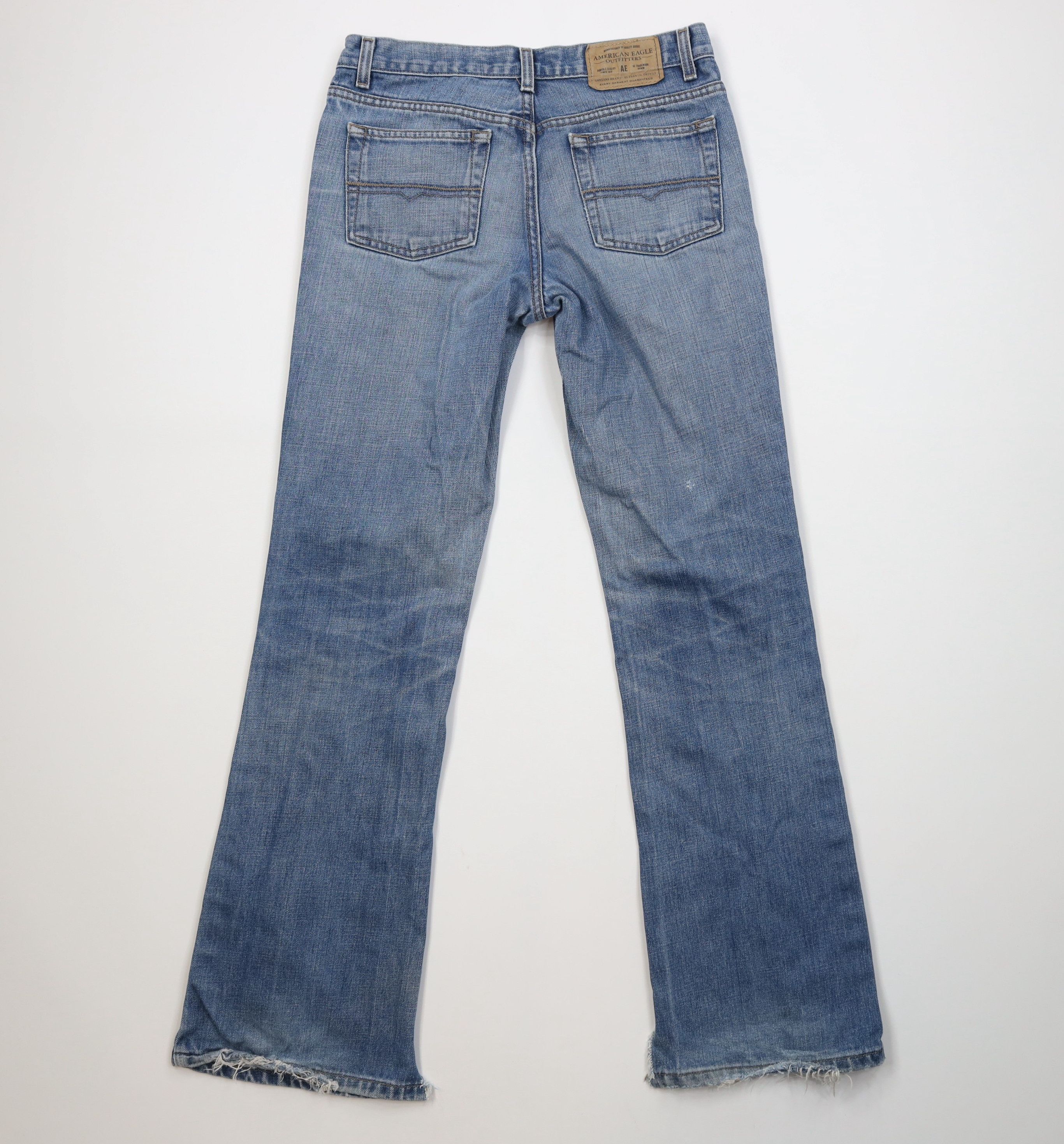 American Eagle Outfitters Vintage 90s Y2K American Eagle Outfitters Button Fly Jeans Size 27" / US 4 / IT 40 - 11 Thumbnail