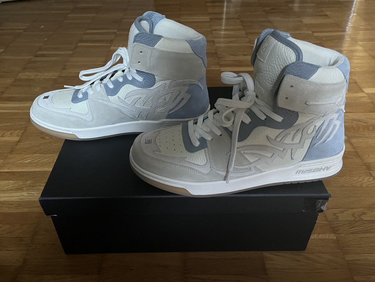 Misbhv Never-Worn MISBHV High Top, Blue White, Size EU 40, US 9.5 Size US 9.5 / IT 39.5 - 5 Thumbnail