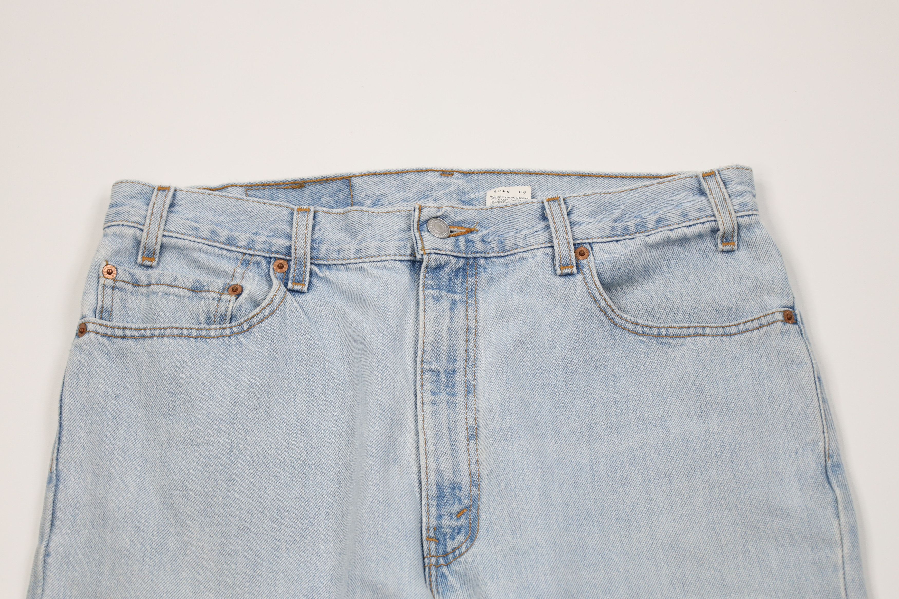Levi's Vintage Y2K 2001 Levis 505 Straight Leg Jeans Blue USA Size US 36 / EU 52 - 2 Thumbnail
