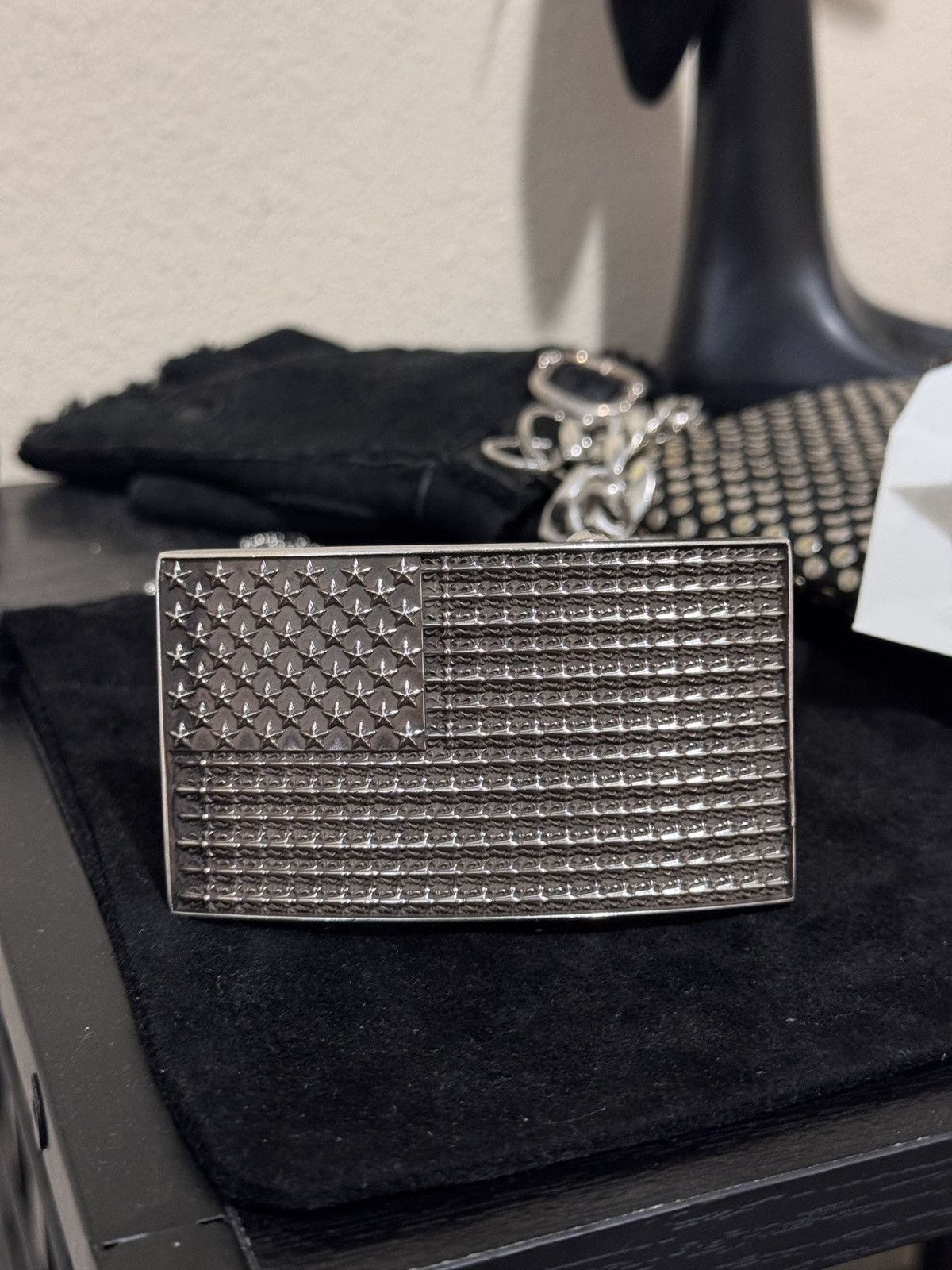 Chrome Hearts American Flag Belt Buckle | Grailed