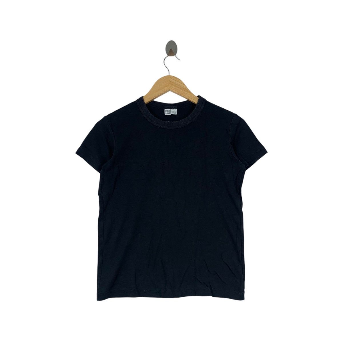 Lemaire × Uniqlo LEMAIRE x UNIQLO UUU Collection Plain Black Tee Shirt Size M / US 6-8 / IT 42-44 - 1 Thumbnail