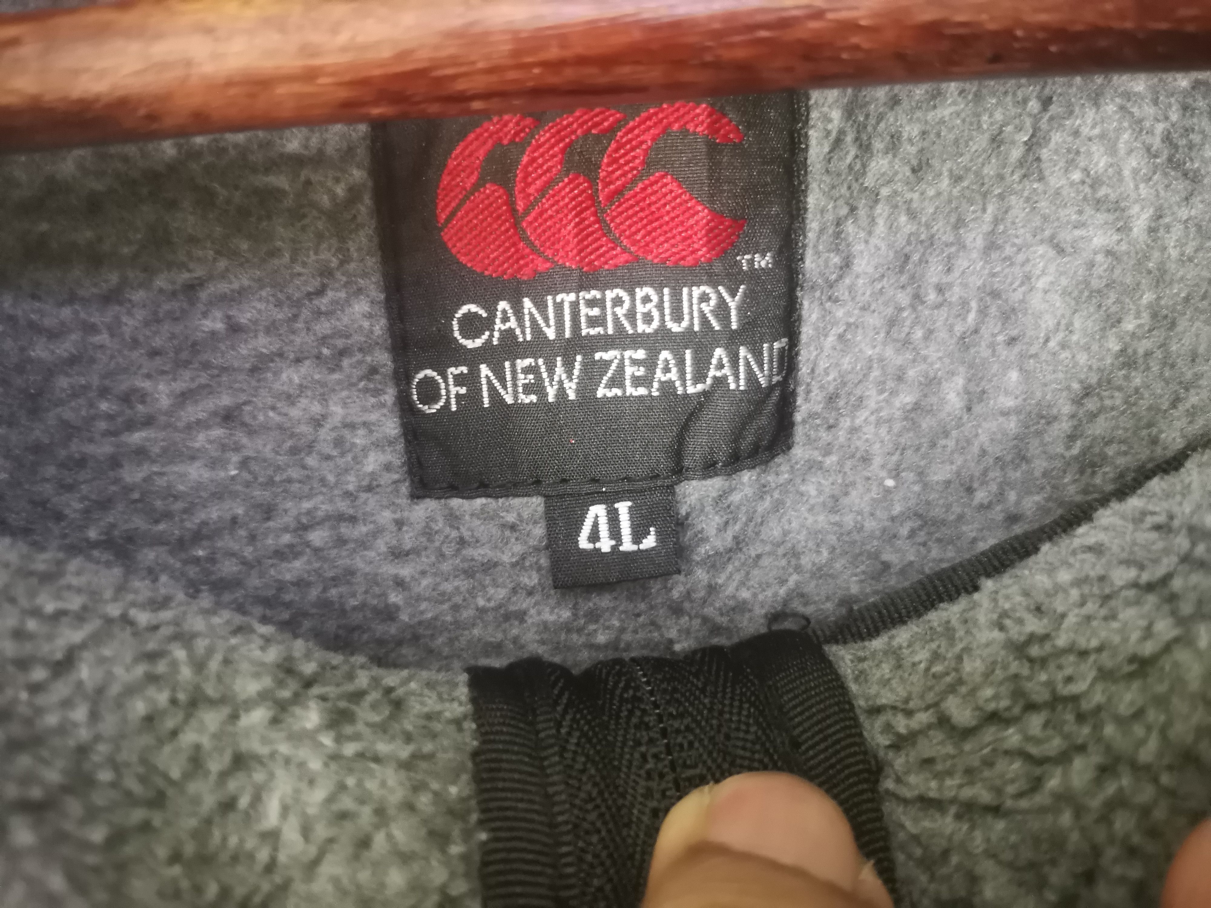 Canterbury of New Zealand Rare Canterbury fleece jacket grey colour Size US XXL / EU 58 / 5 - 4 Thumbnail