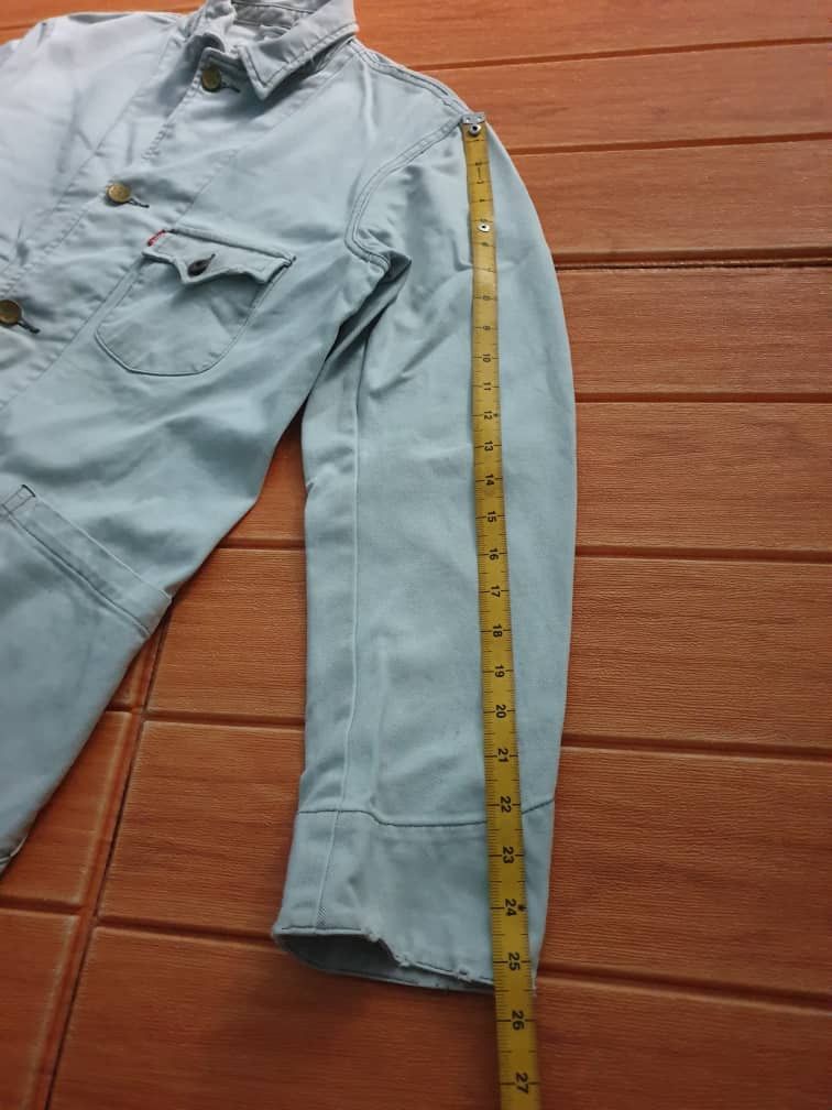 Levi's 💥Vintage levis stonewash workers denim jacket Size US L / EU 52-54 / 3 - 12 Thumbnail