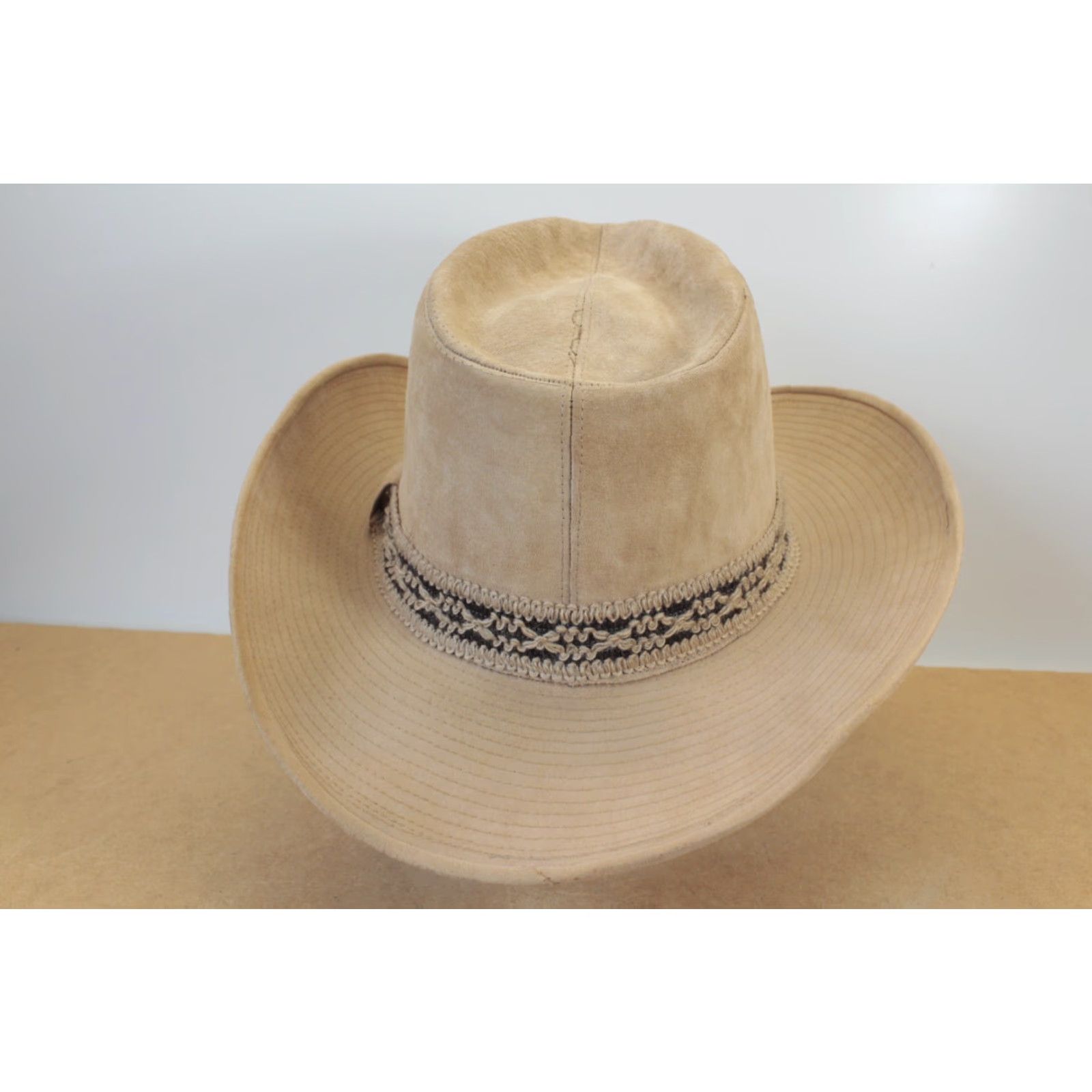 Vintage Vintage Resistol Western Cowboy Hat Self Conforming 7 ½ Tan Beige Brown CLEAN Size ONE SIZE - 4 Thumbnail
