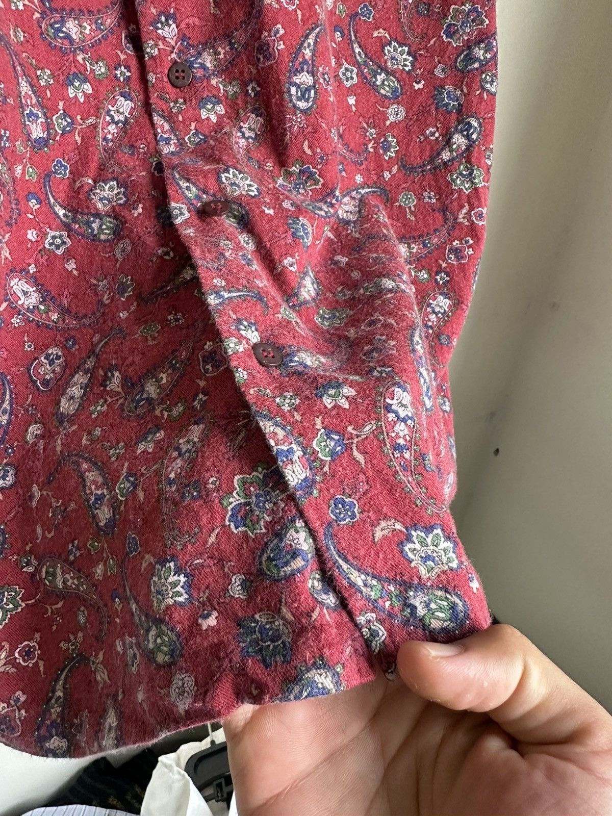 Japanese Brand × Vintage Vintage Hide Sakamoto Paisley Boxy Button Up Shirt Size US M / EU 48-50 / 2 - 7 Thumbnail
