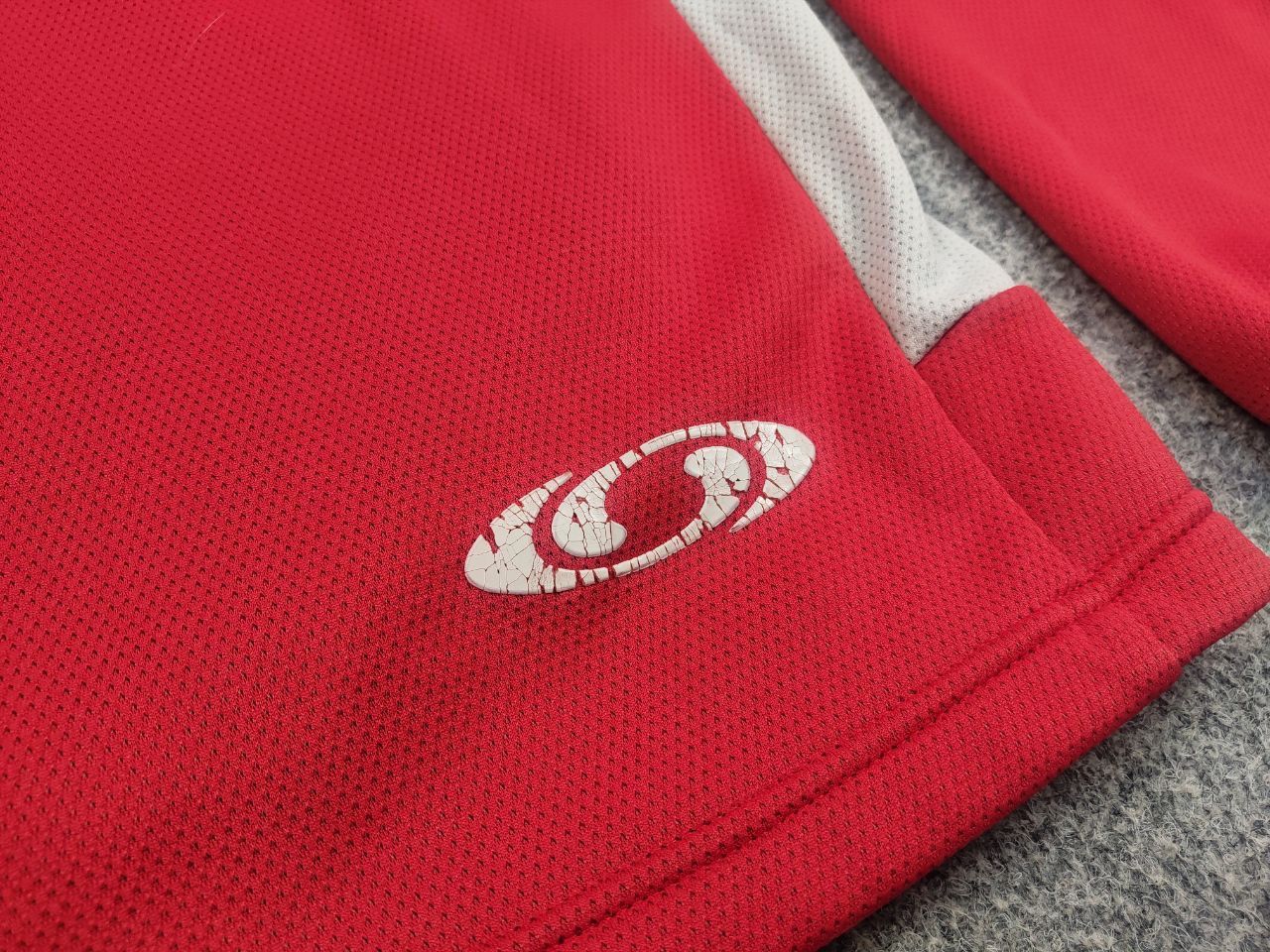 Salomon Vintage Salomon Lab Logo Zip Red Fleece Long sleeve pullover Size US M / EU 48-50 / 2 - 12 Thumbnail