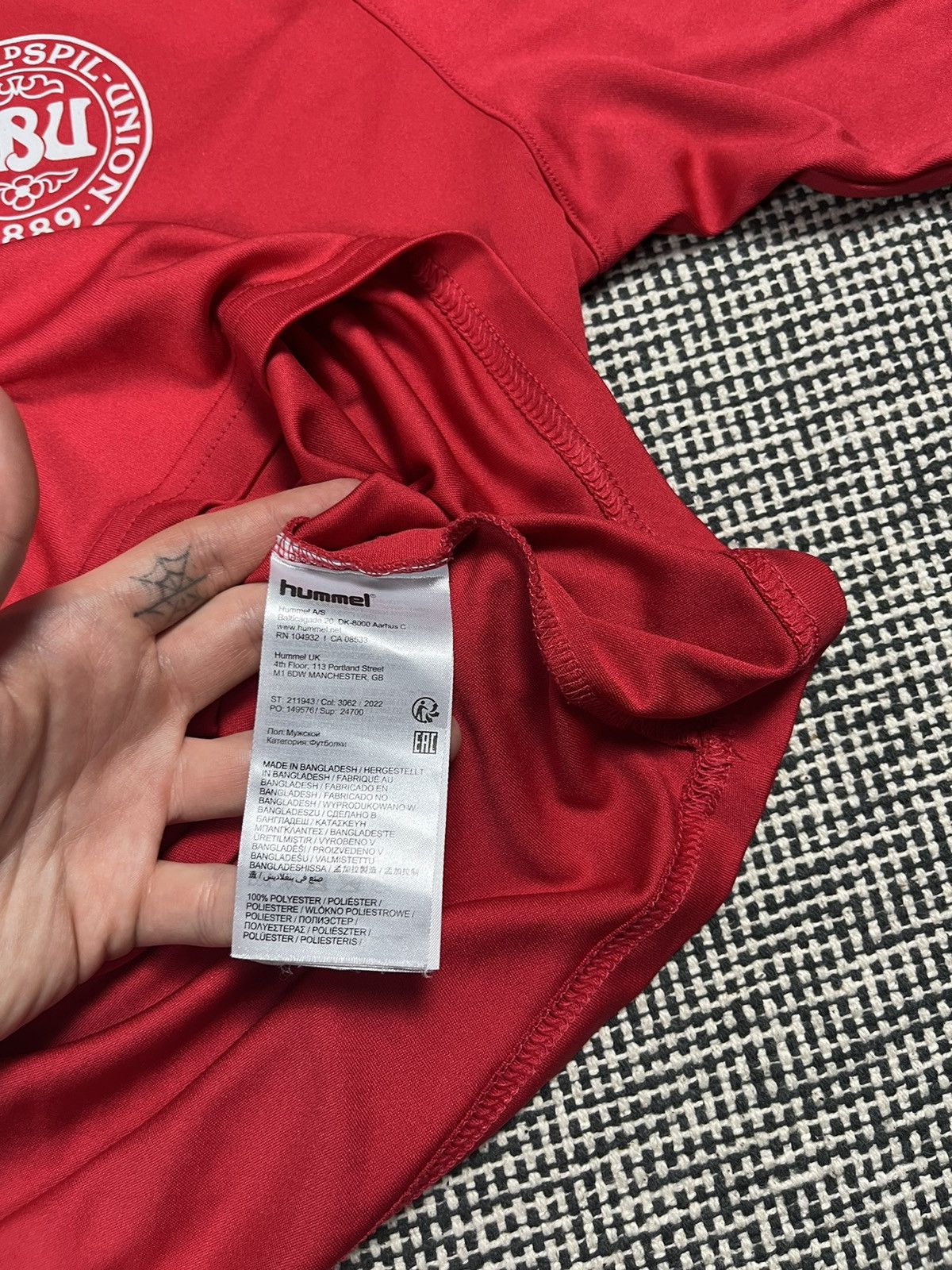 Other Denmark Hummel soccer jersey blokecore style Size US S / EU 44-46 / 1 - 4 Thumbnail