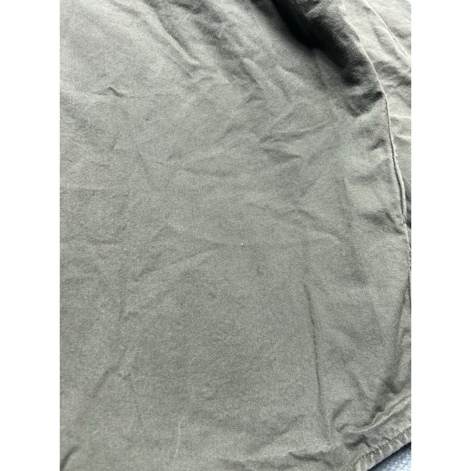 Eddie Bauer Eddie Bauer Button-Up Shirt Long Sleeve Olive Drab Army Green Faded Cotton Men’s XL Size US XL / EU 56 / 4 - 6 Thumbnail