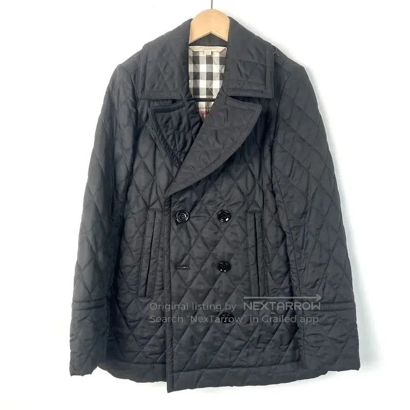 Burberry Burberry Black Quilted Mid-Length Cotton Jacket. Size XS / US 0-2 / IT 36-38 - 1 Thumbnail