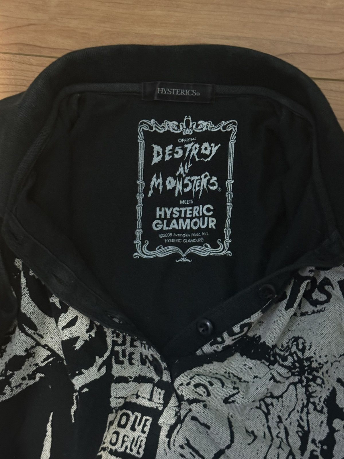 Hysteric Glamour Hysterjc Glamour x Destroy All Monsters Polo Size US S / EU 44-46 / 1 - 4 Thumbnail