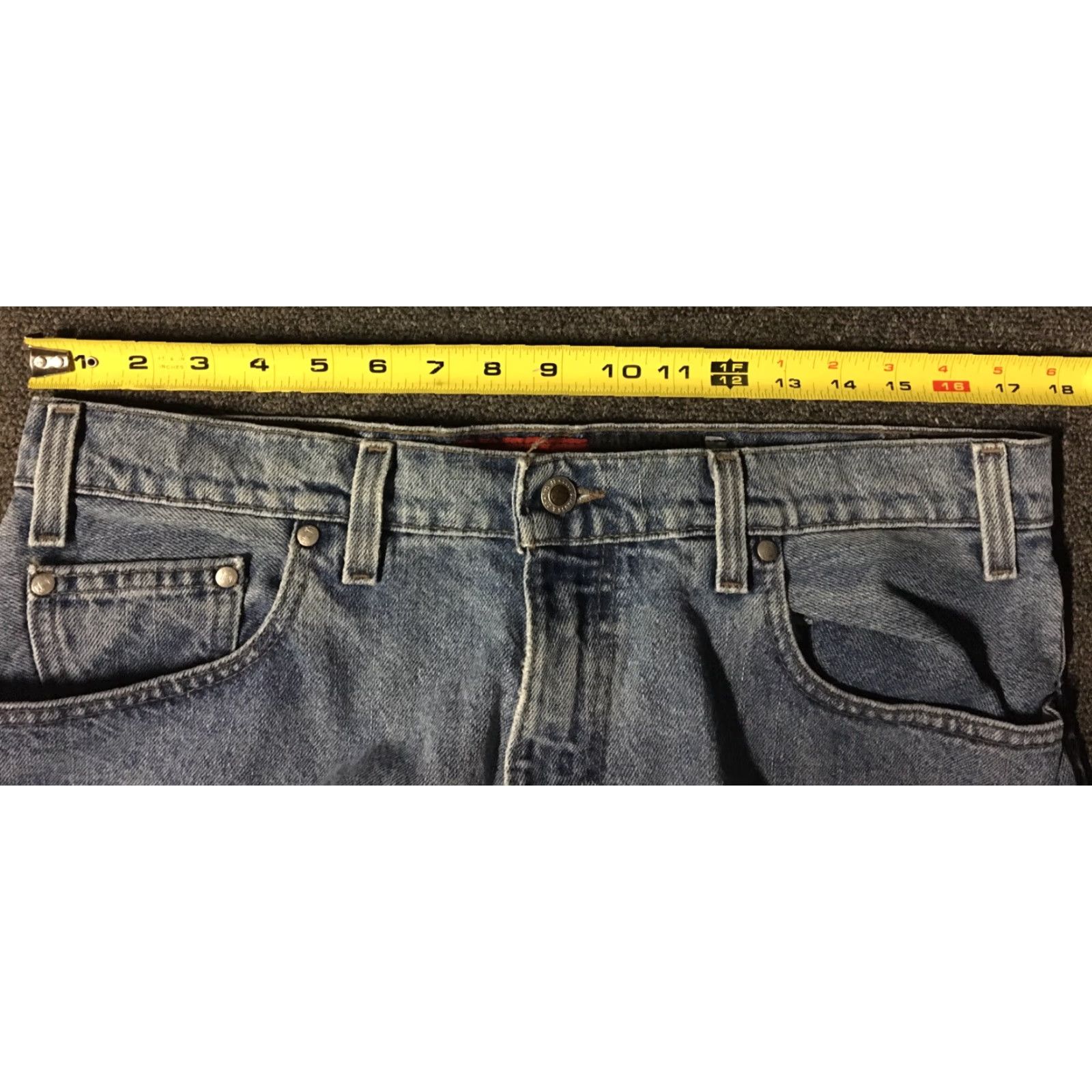 Levi's VINTAGE Levi’s Silvertab Jeans 500 Series 90s Loose 35/32 USA Blue Denim Grunge Skater Mens Pants Size US 36 / EU 52 - 7 Thumbnail