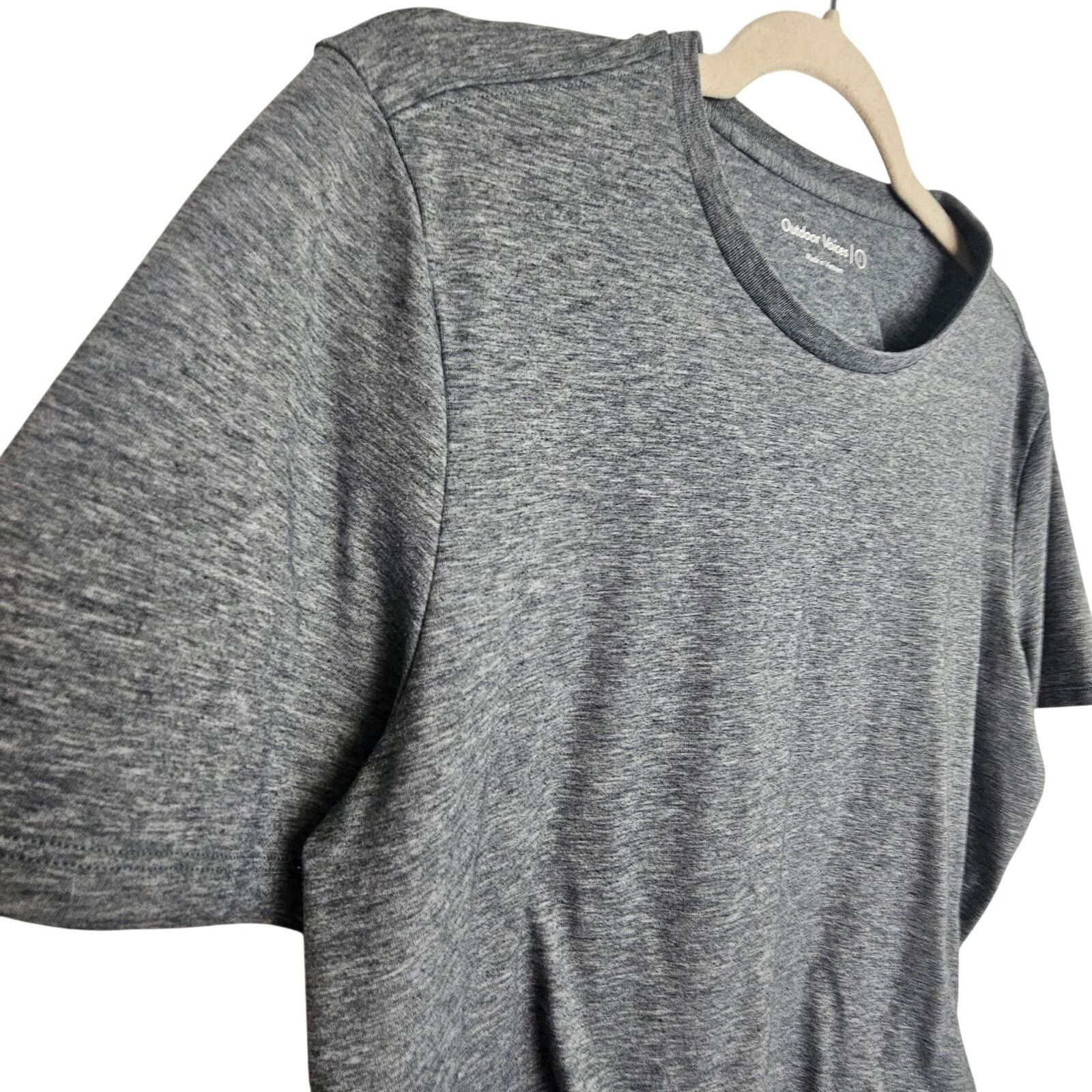 Outdoor Voices Outdoor Voices Tshirt Gray Crop Tee Short Sleeve Crew Neck L Size L / US 10 / IT 46 - 4 Thumbnail